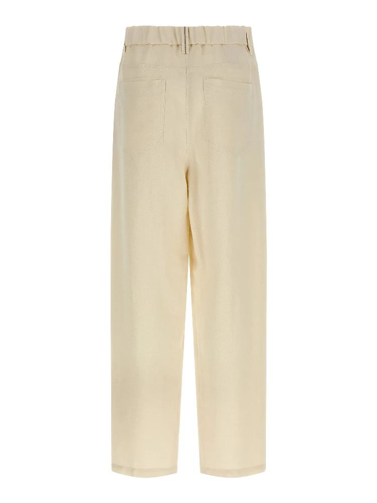 White Viscose Casual Pants alternative