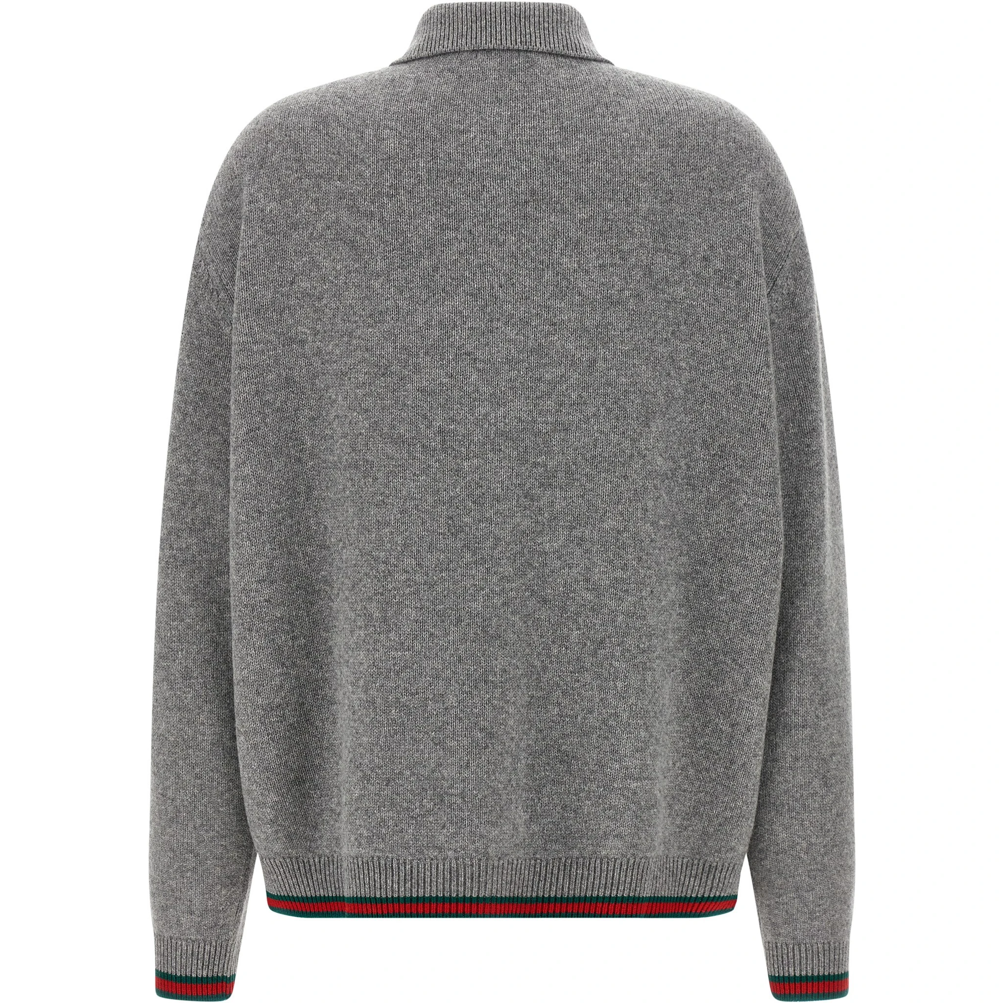 Gray Wool Cardigan
