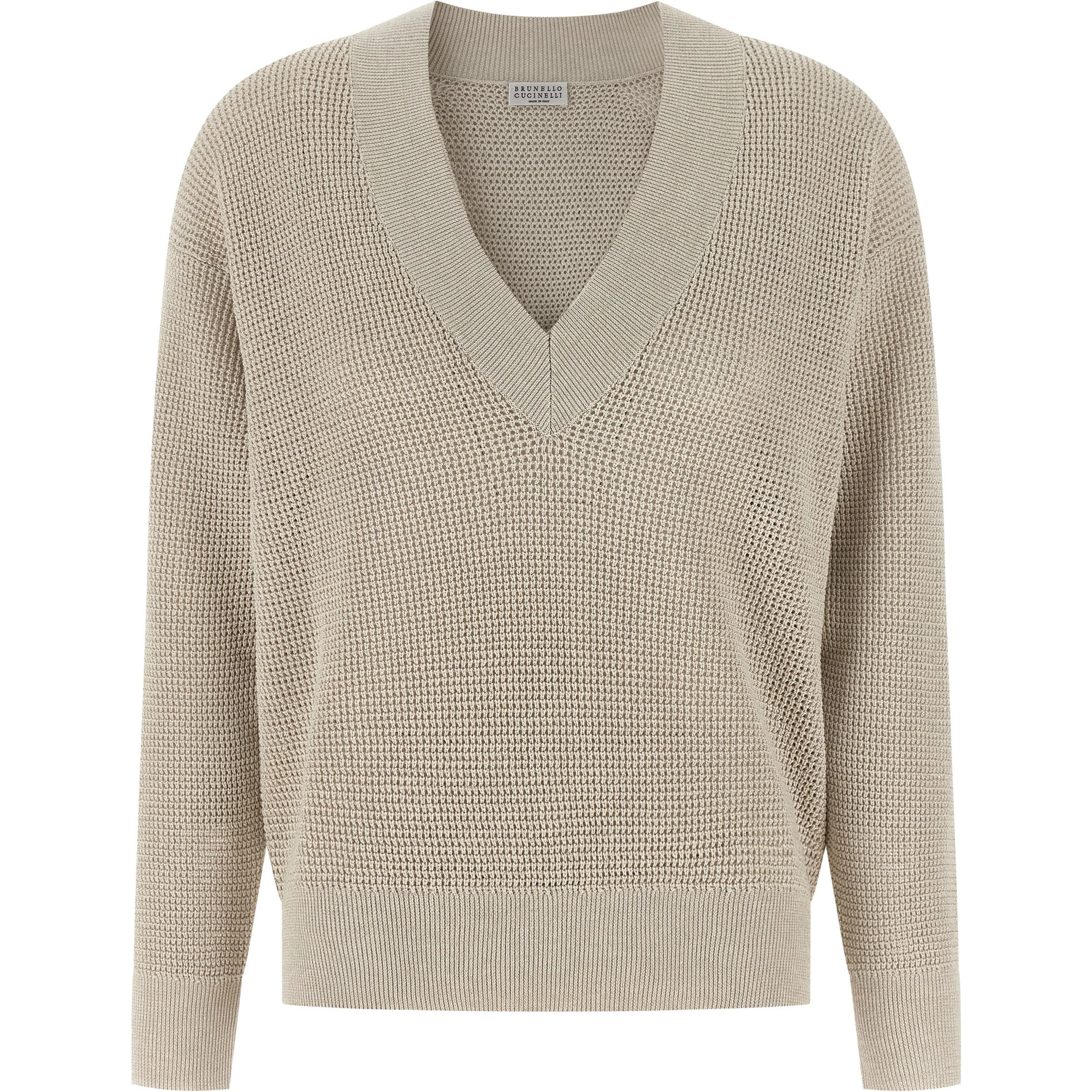 Beige Cotton Cardigan