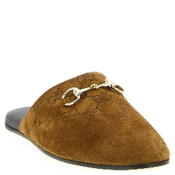 Brown Calfskin Mules