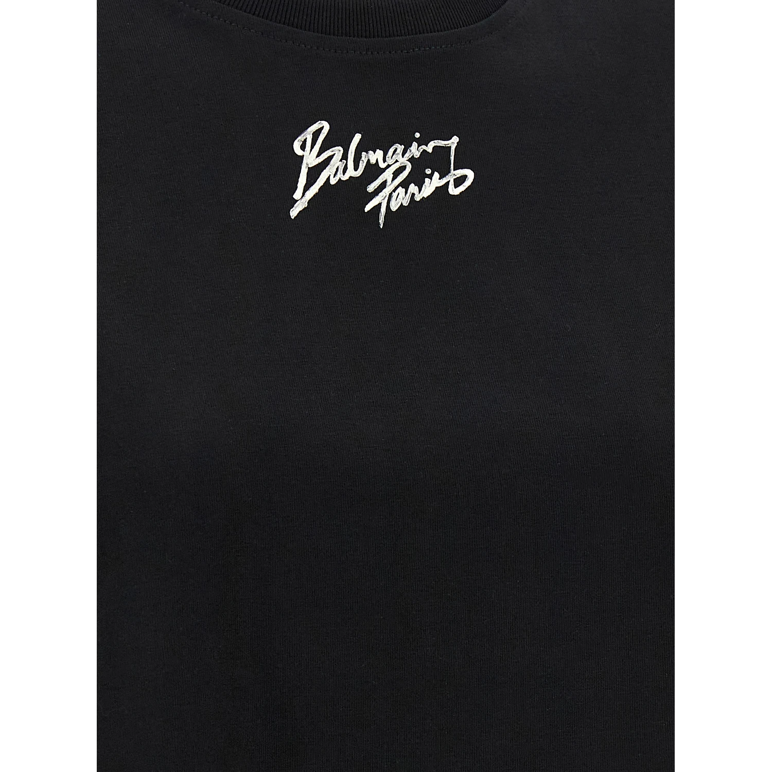 Black Cotton T-Shirt