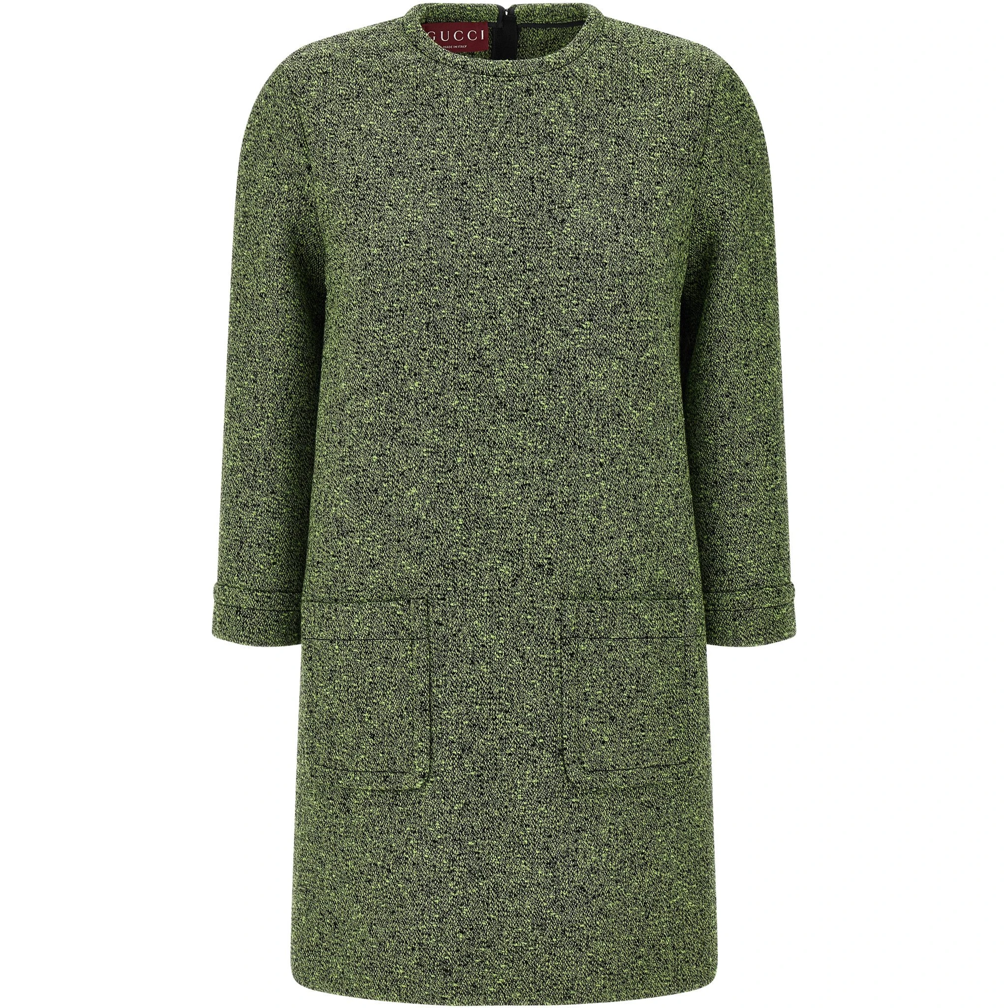 Bicolor Cotton Short Dress