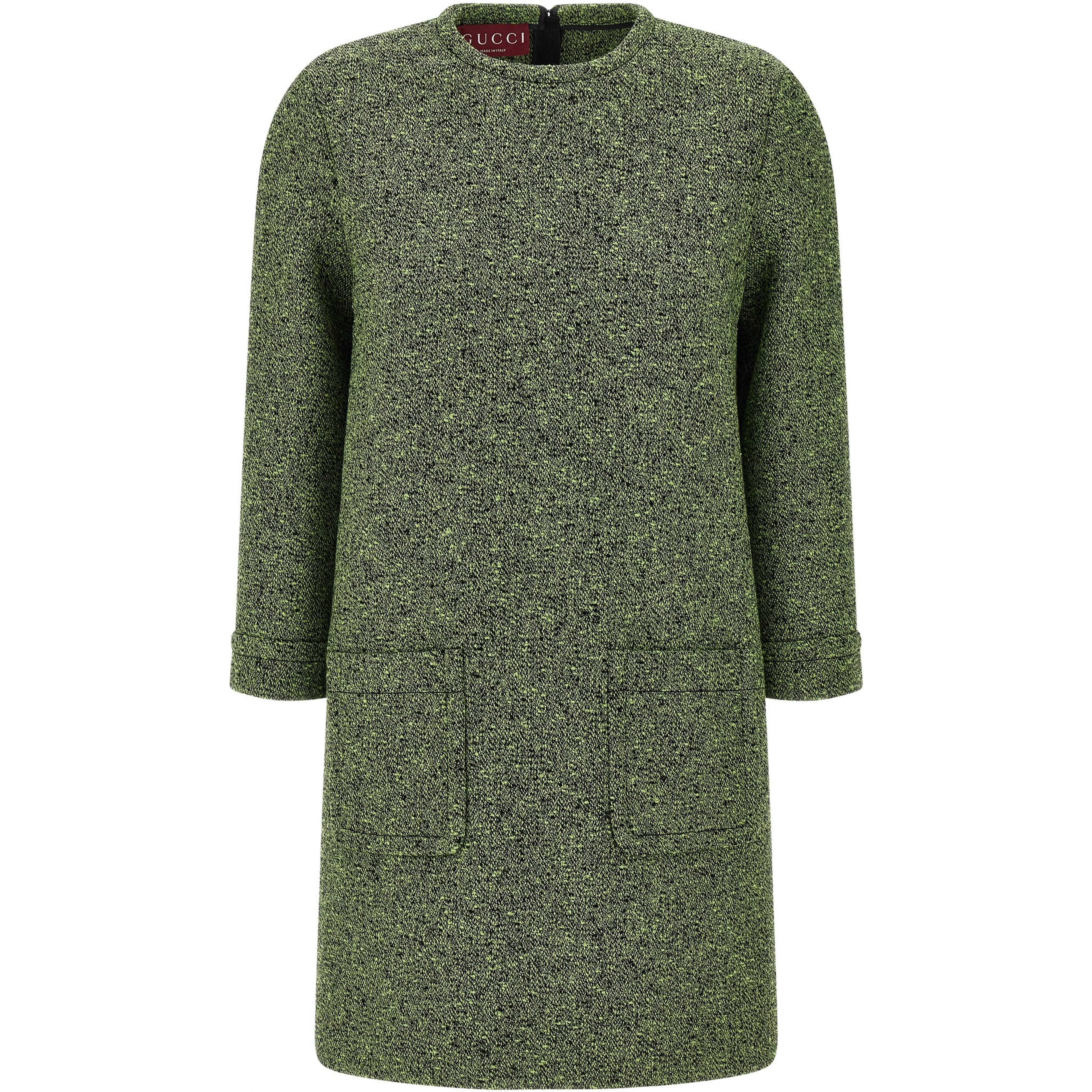 Bicolor Cotton Short Dress