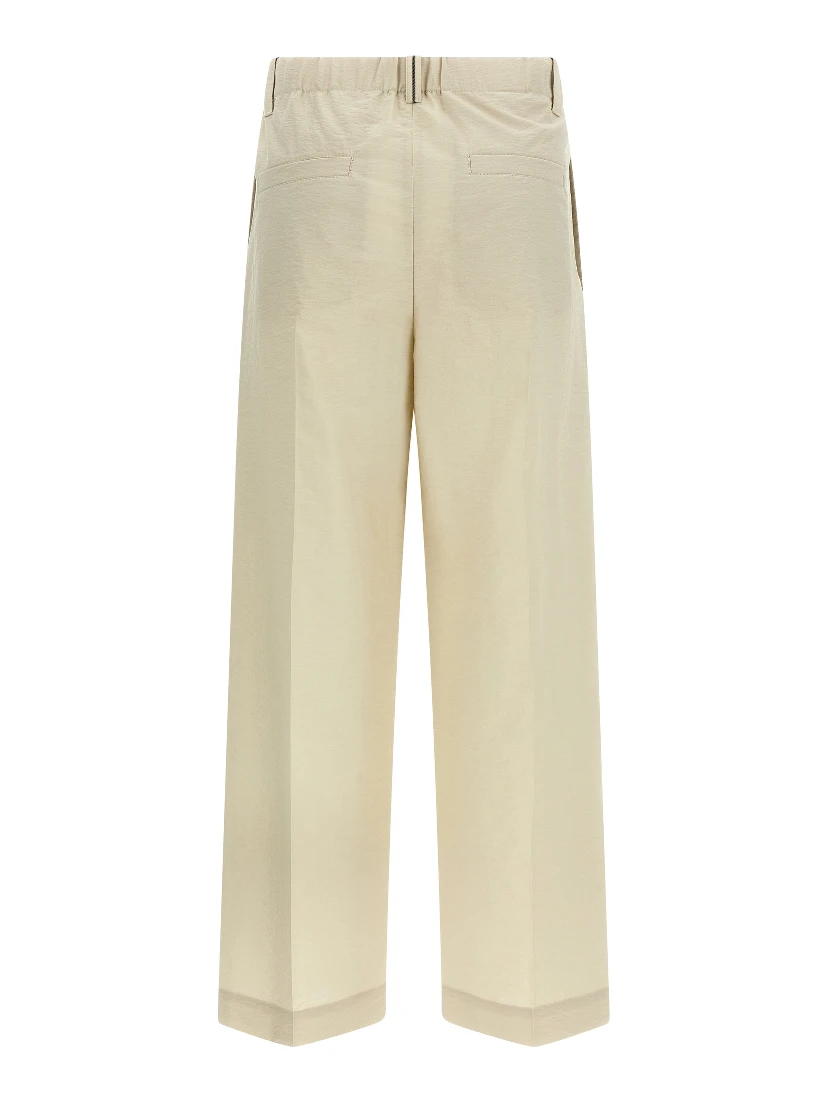 White Cotton Dress Pants