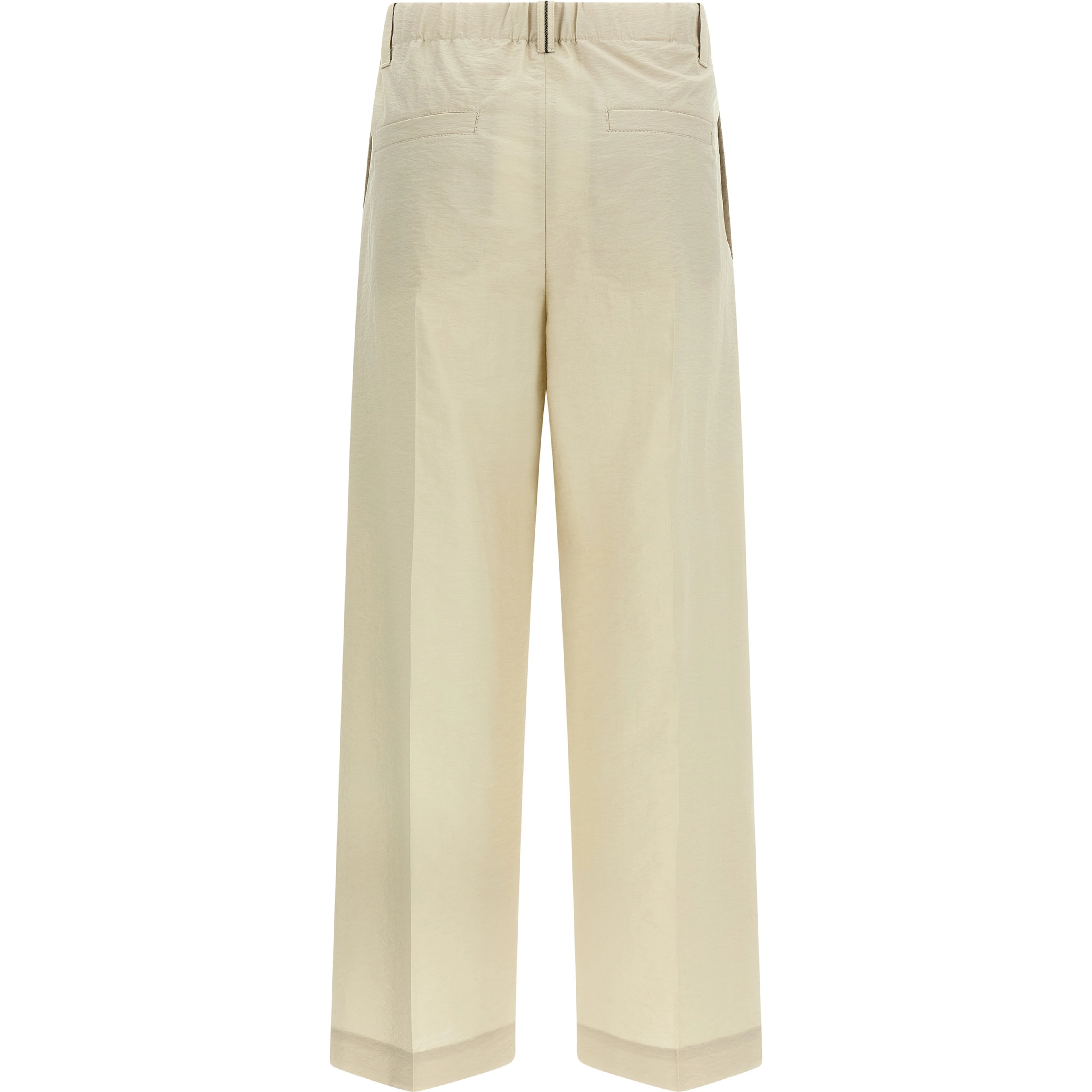 White Cotton Dress Pants