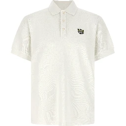 White Cotton Polo Shirt