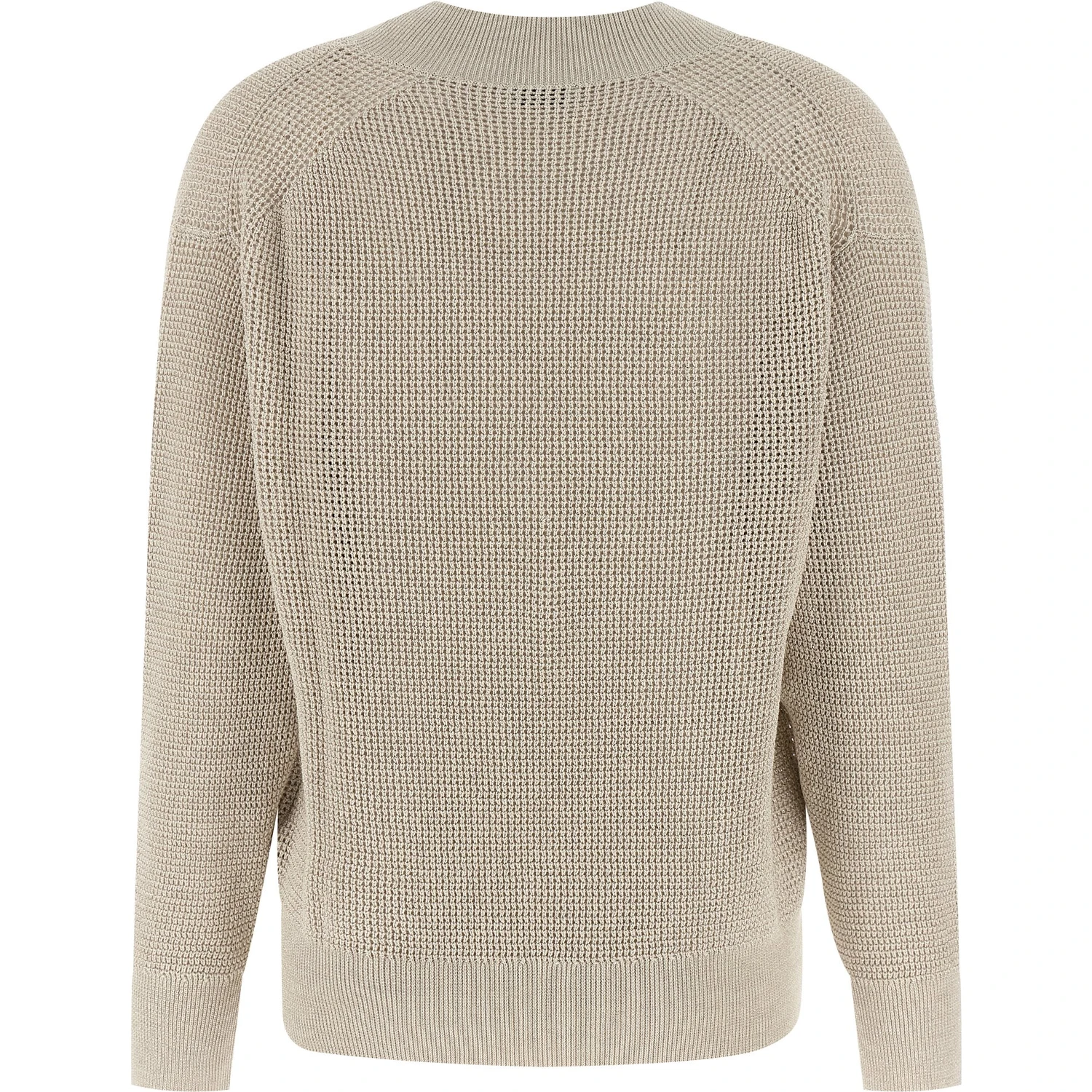 Beige Cotton Cardigan
