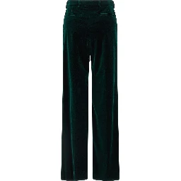 Bicolor Cotton Casual Pants