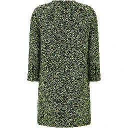 Bicolor Cotton Short Dress