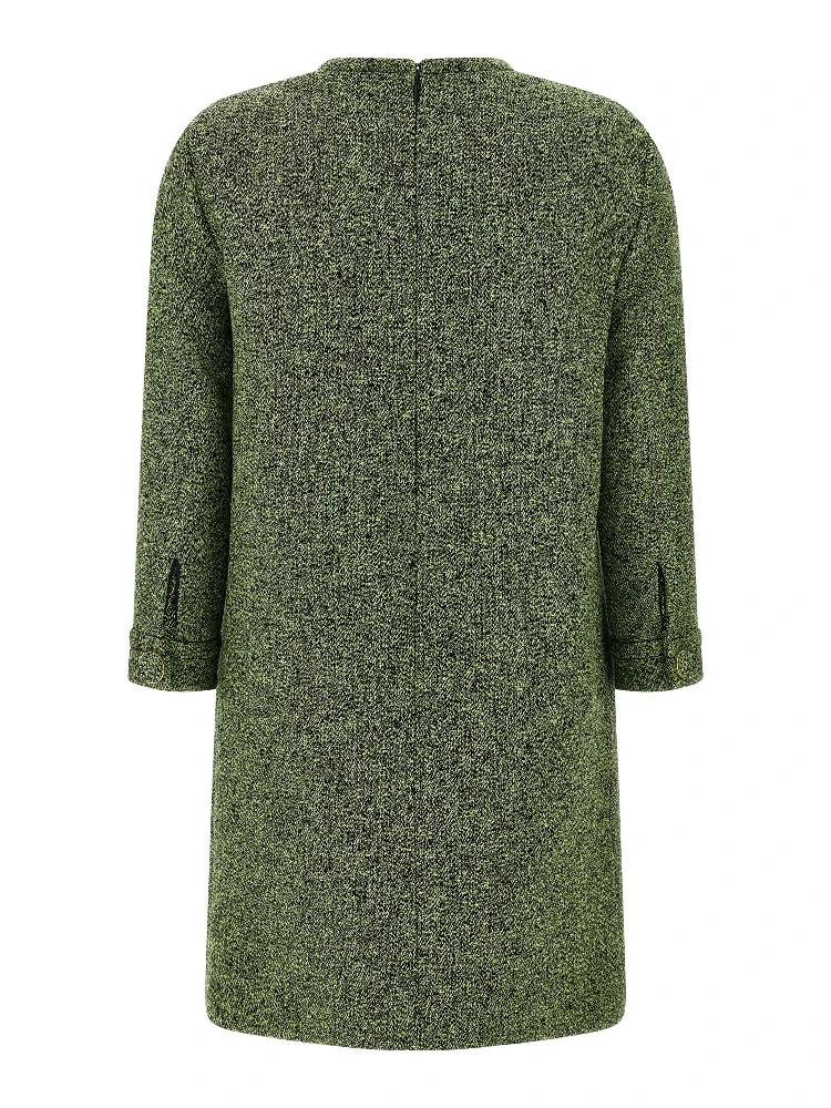 Bicolor Cotton Short Dress alternative