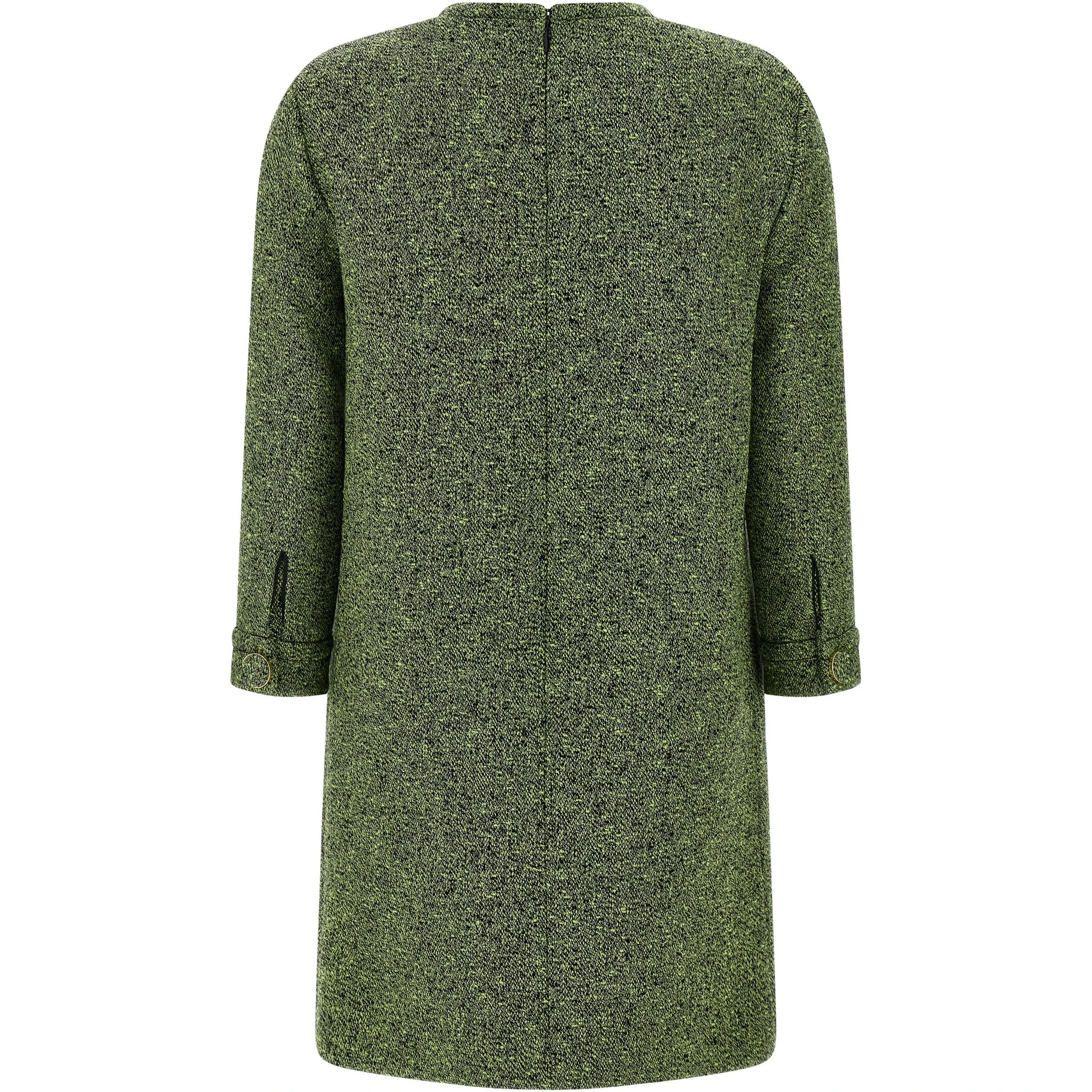 Bicolor Cotton Short Dress