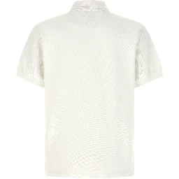 White Cotton Polo Shirt
