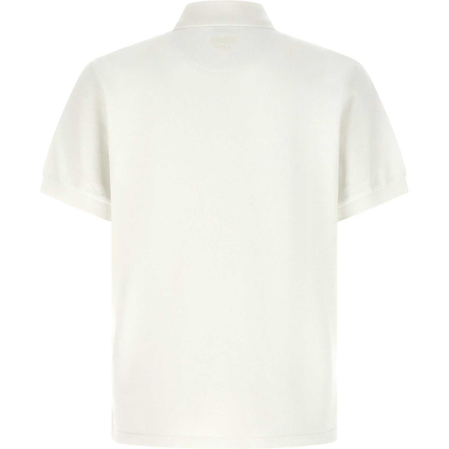 White Cotton Polo Shirt