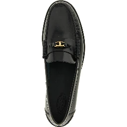 Black Calfskin Slip-On Loafers