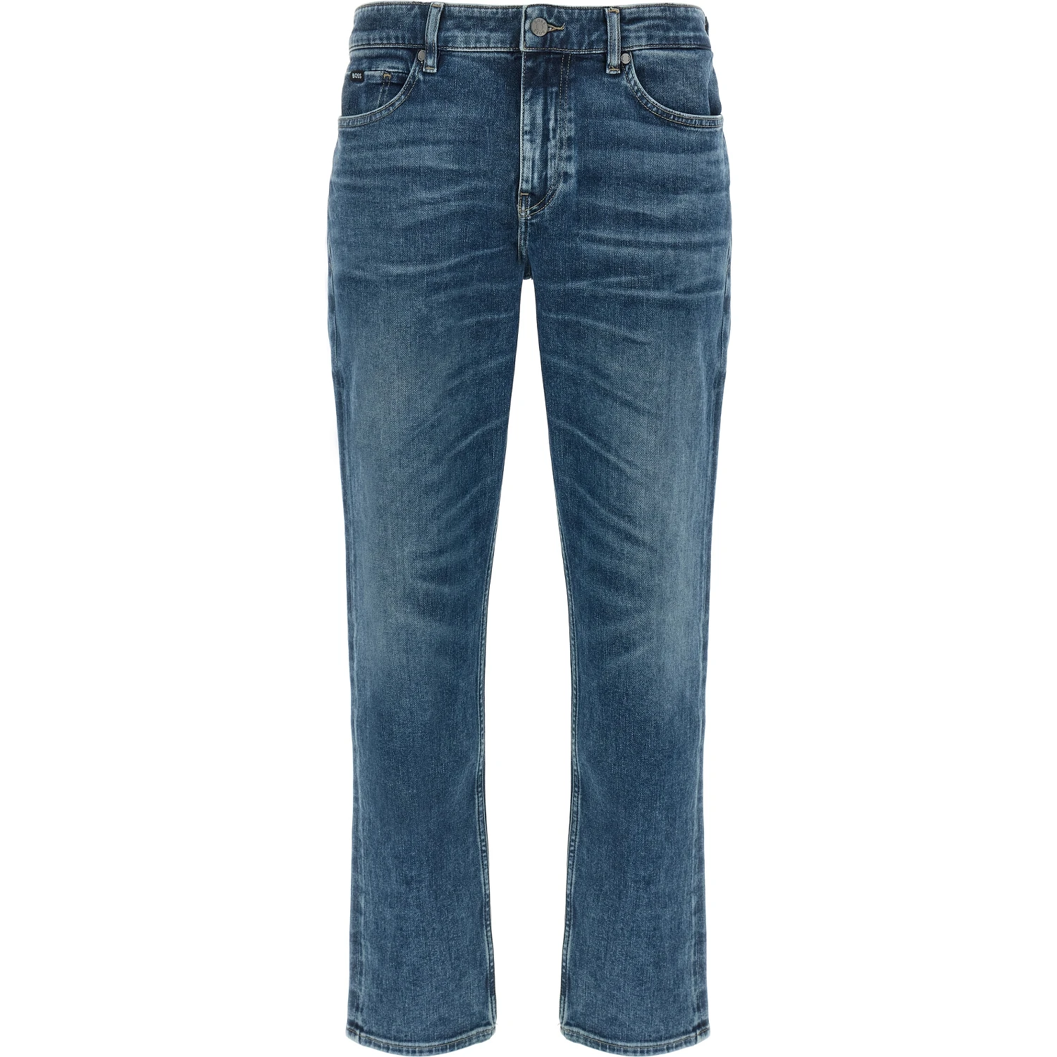Blue Cotton Skinny Jeans