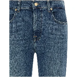 Blue Cotton Relaxed Fit Jeans