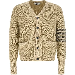Beige Cotton Cardigan
