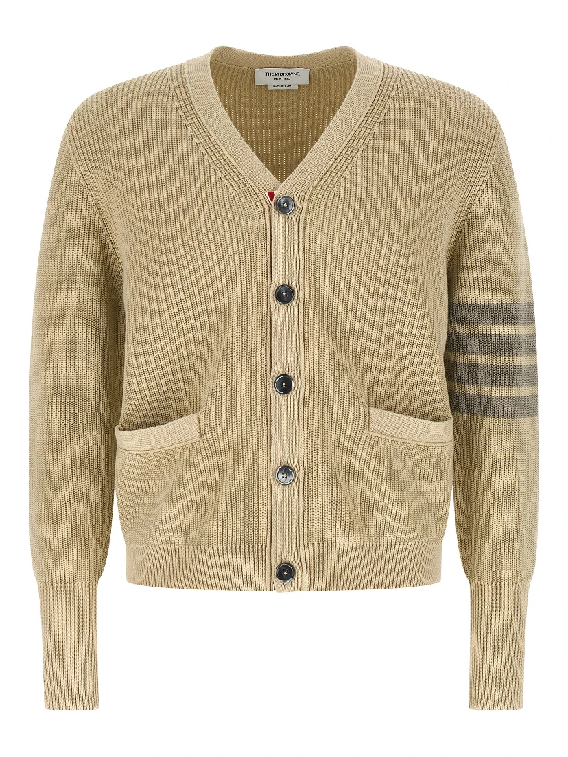 Beige Cotton Cardigan