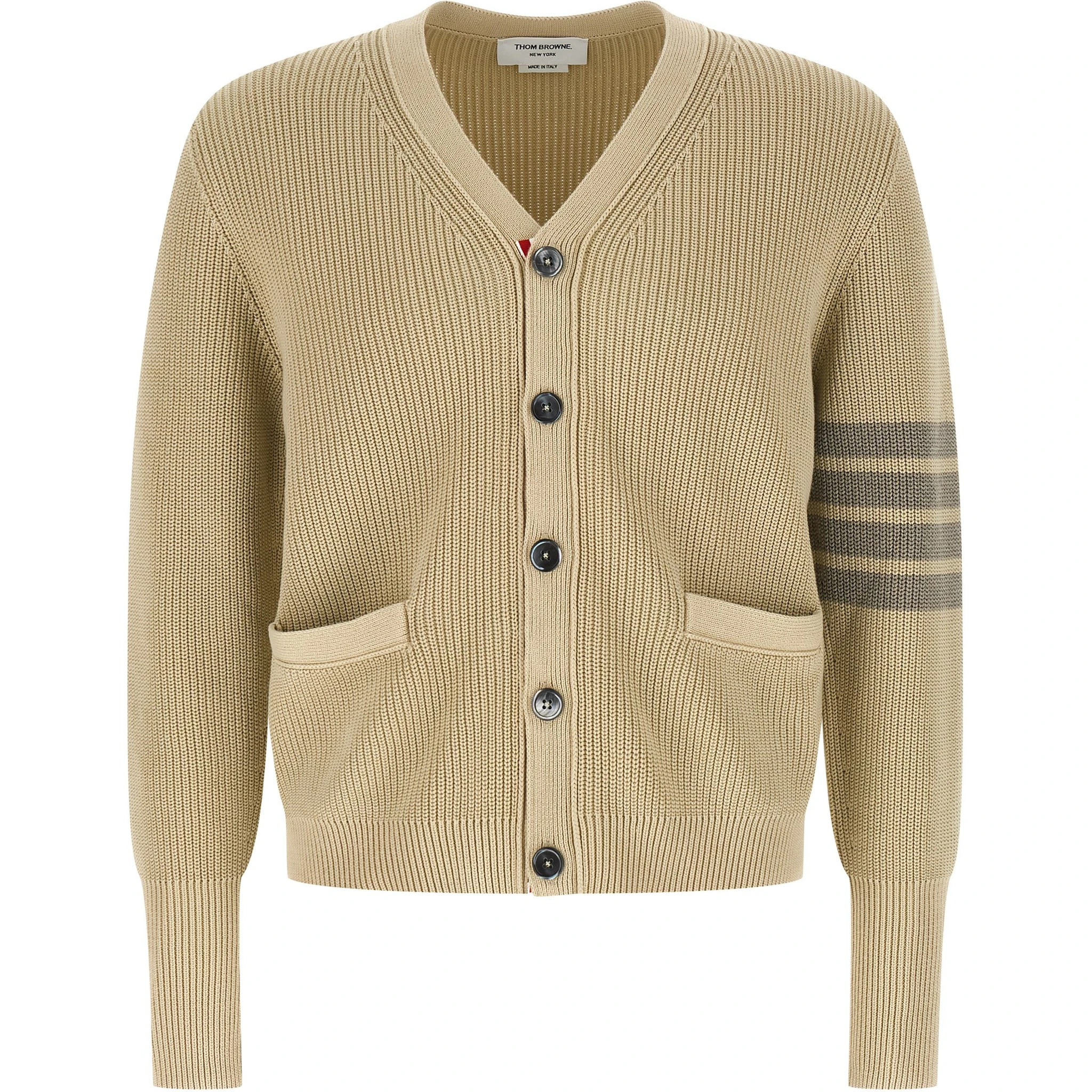 Beige Cotton Cardigan