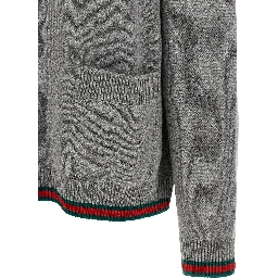 Gray Wool Cardigan
