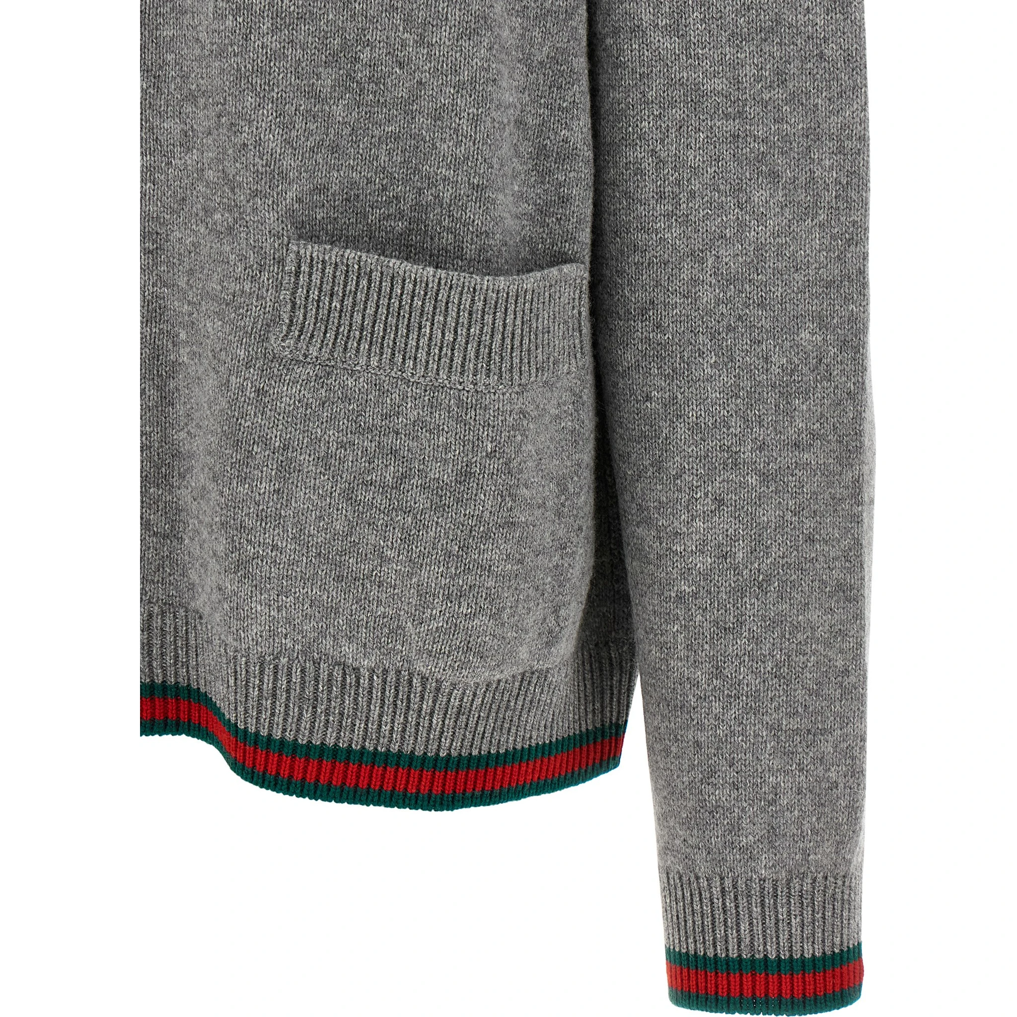 Gray Wool Cardigan