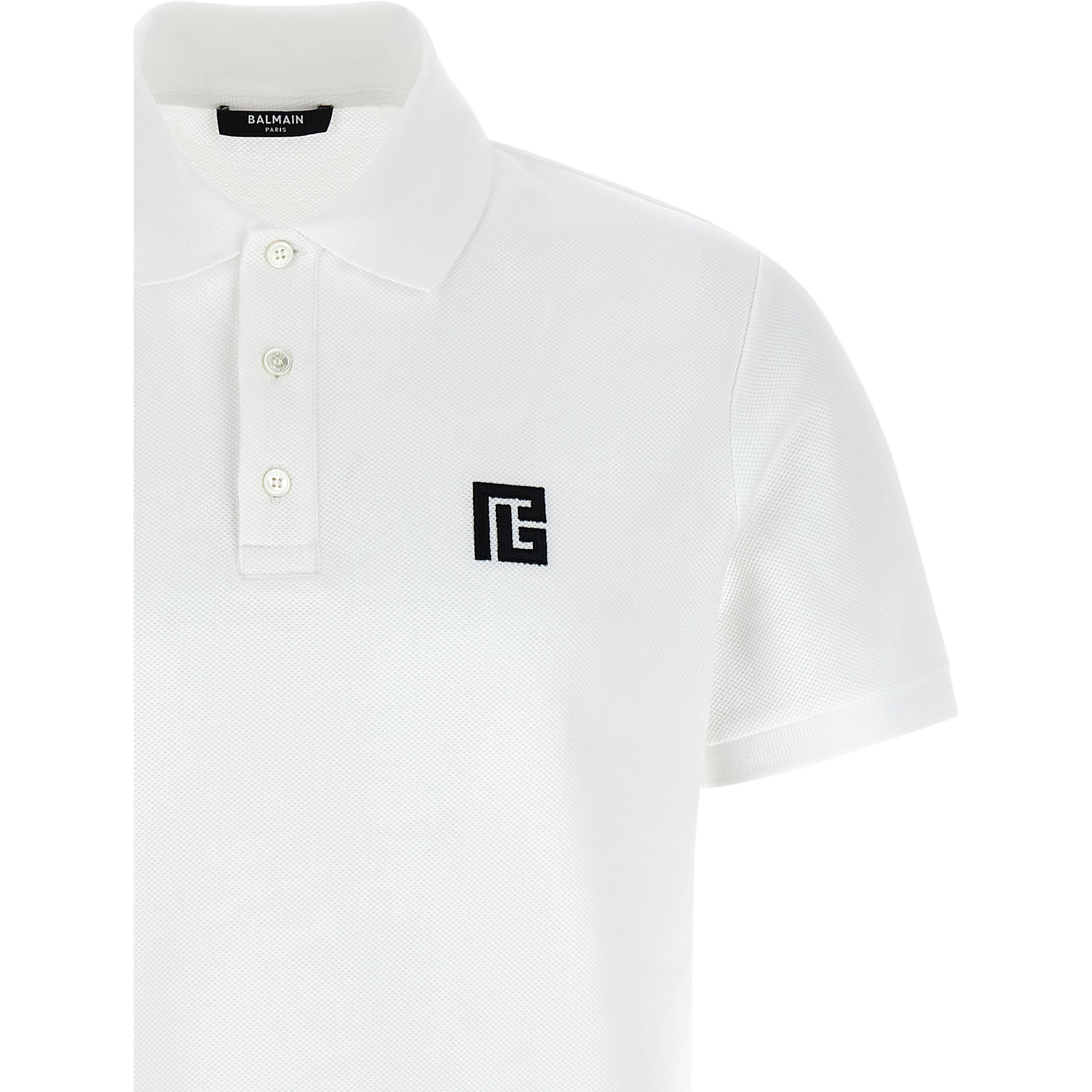 Bicolor Cotton Polo Shirt