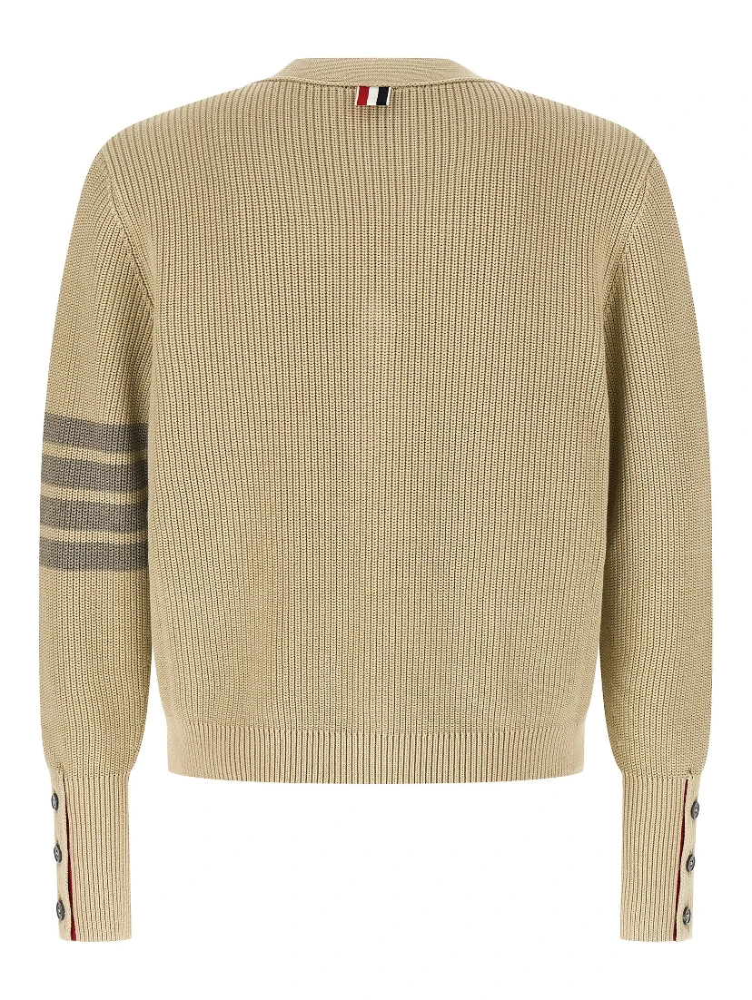 Beige Cotton Cardigan