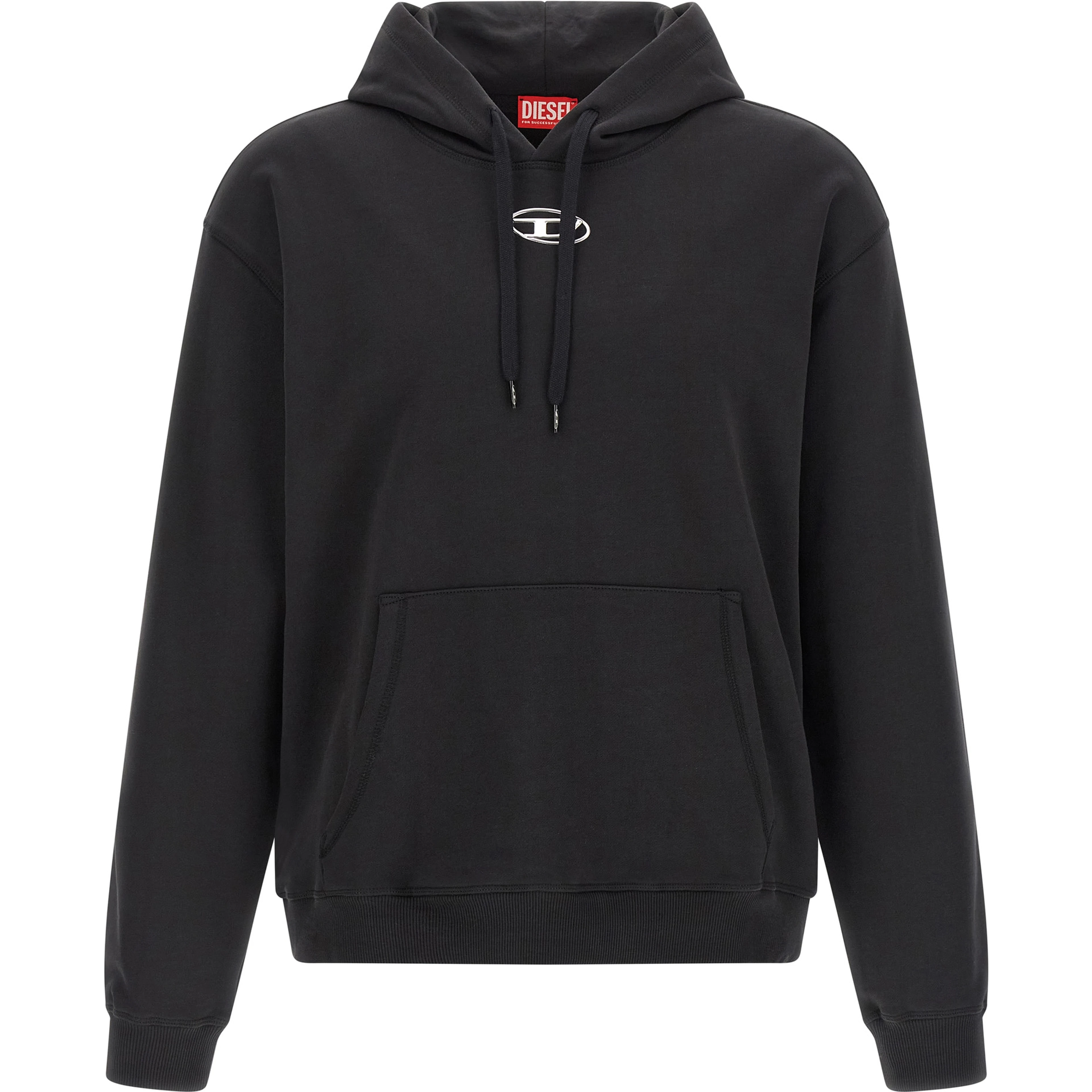 Black Cotton Sweatshirt