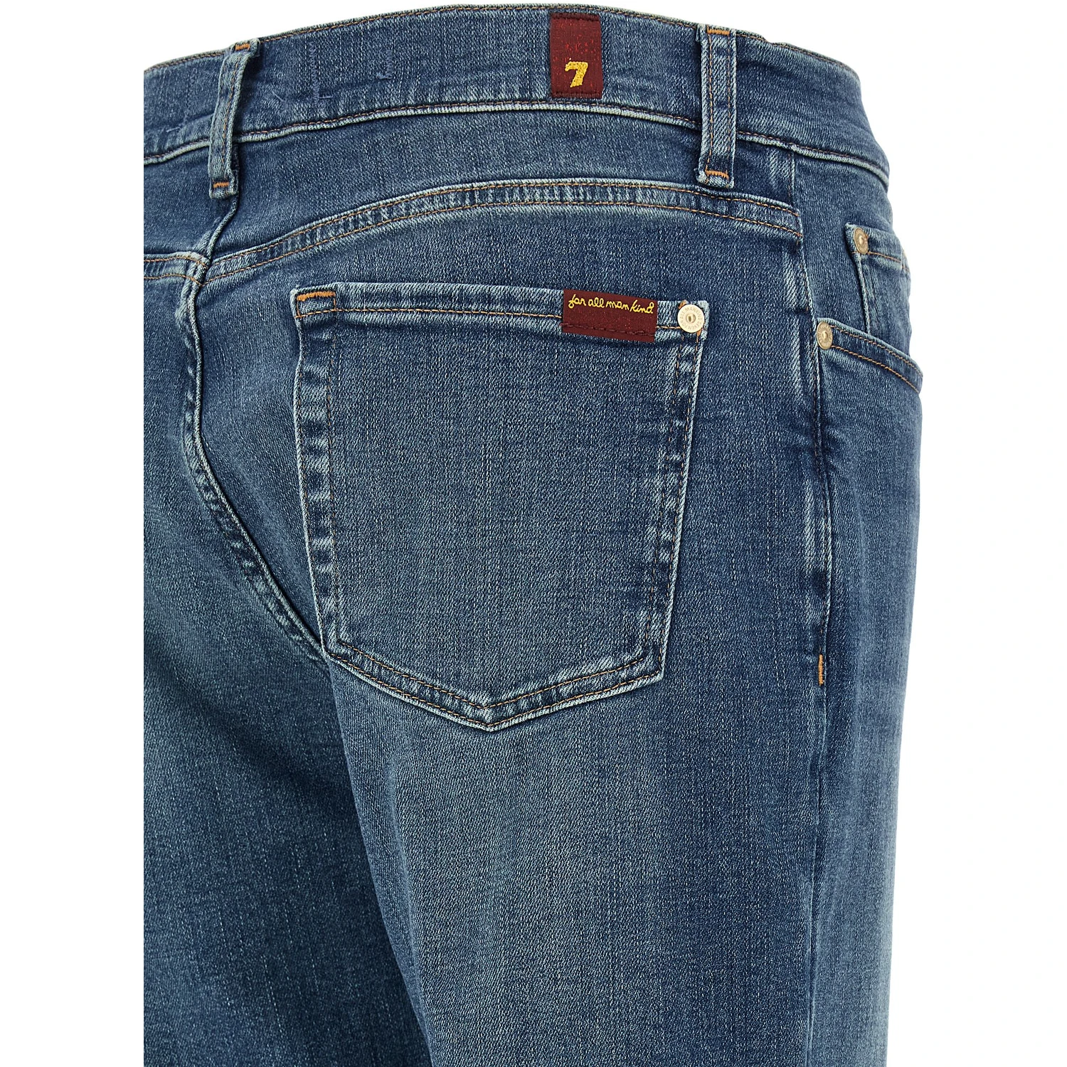 Blue Cotton Relaxed Fit Jeans