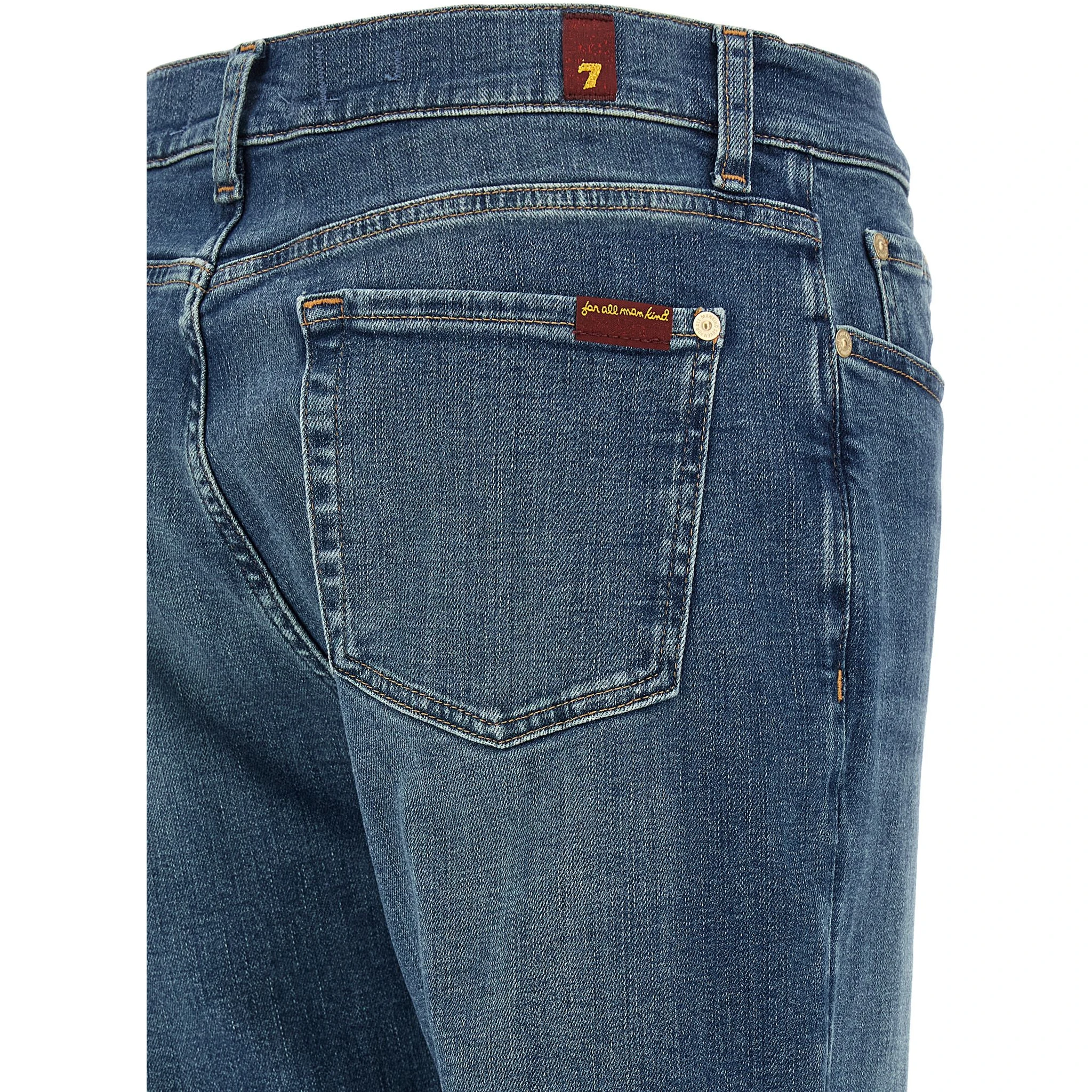 Blue Cotton Relaxed Fit Jeans