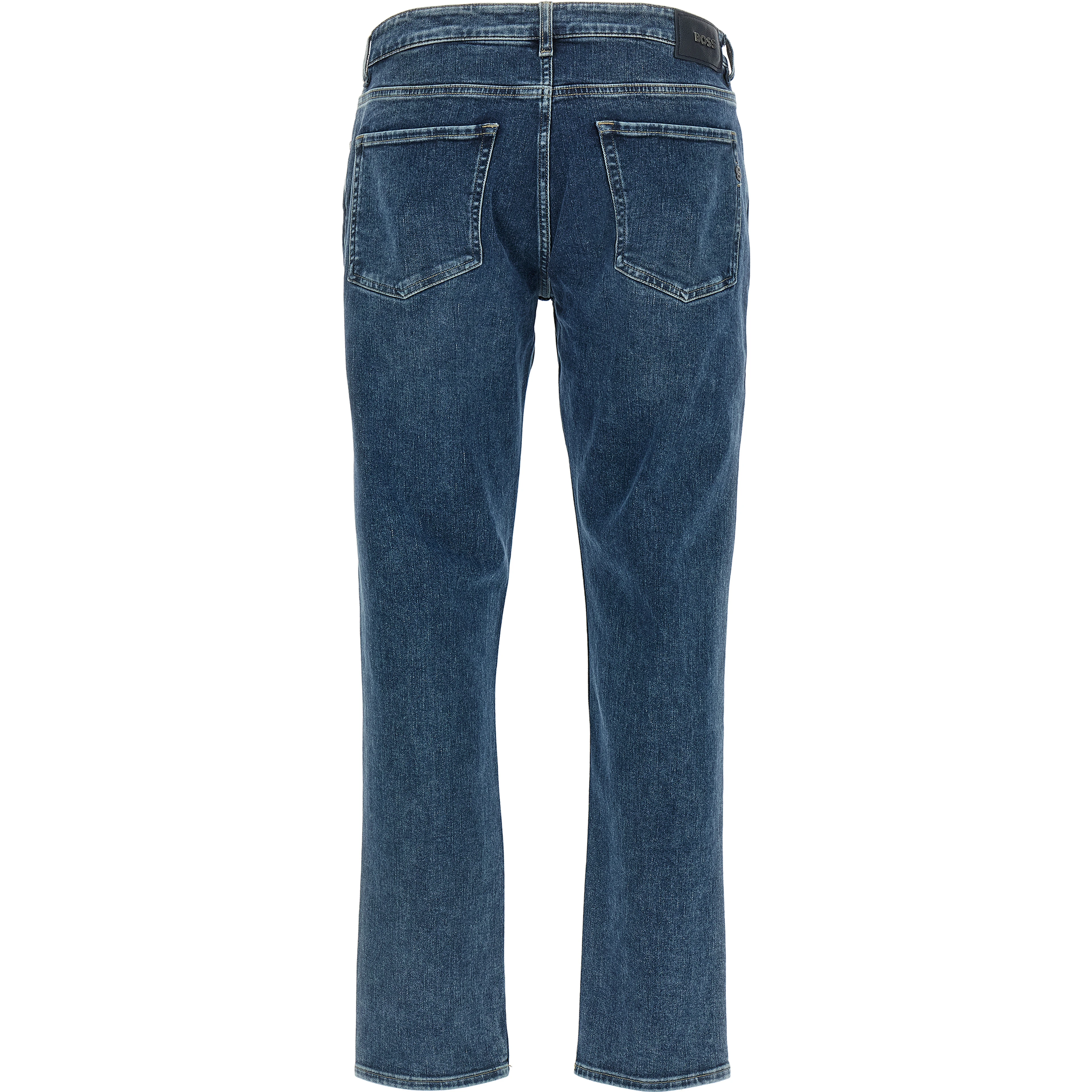 Blue Cotton Skinny Jeans