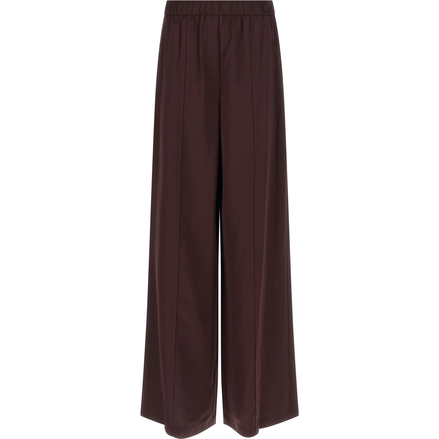 Bordeaux Viscose Casual Pants