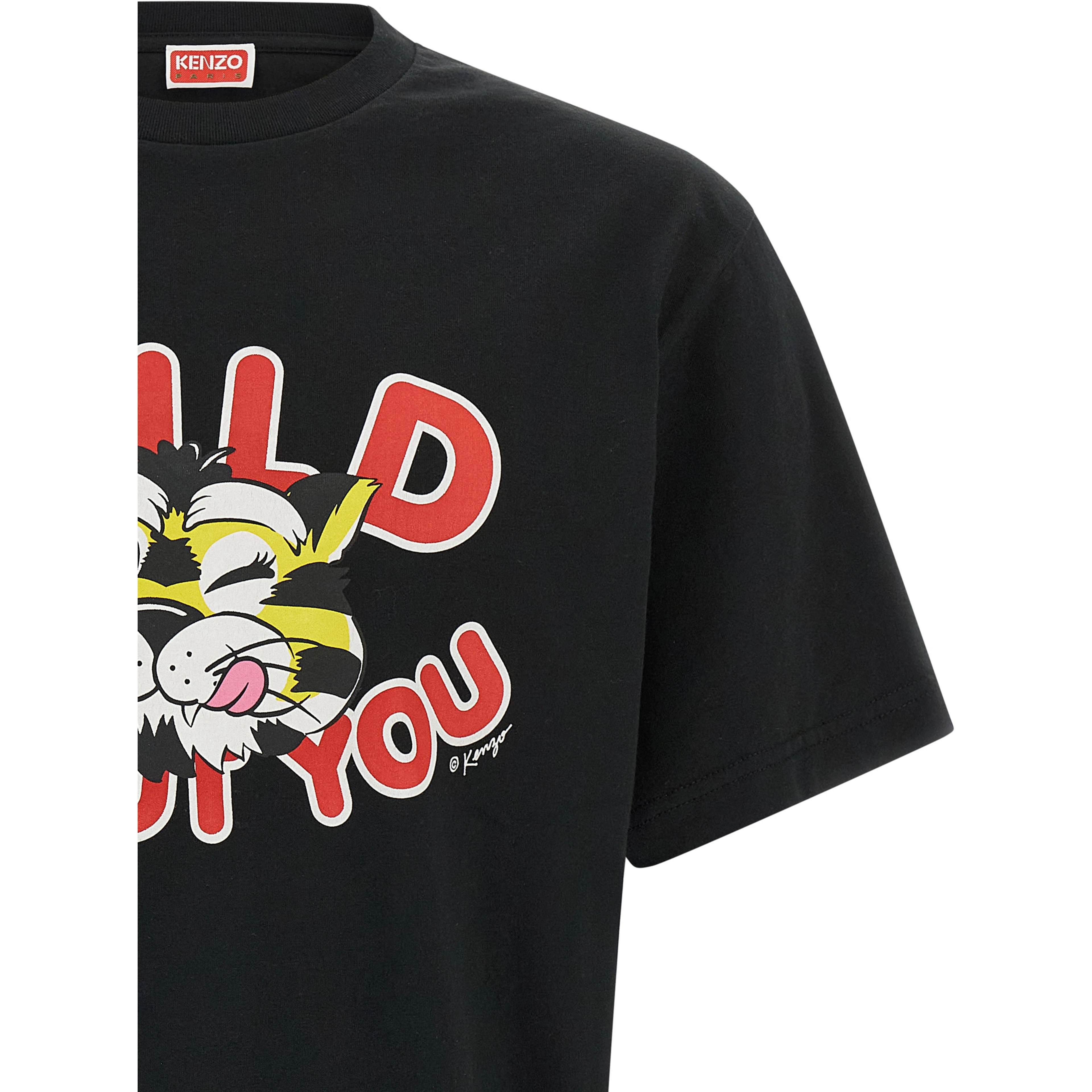 Black Cotton T-Shirt