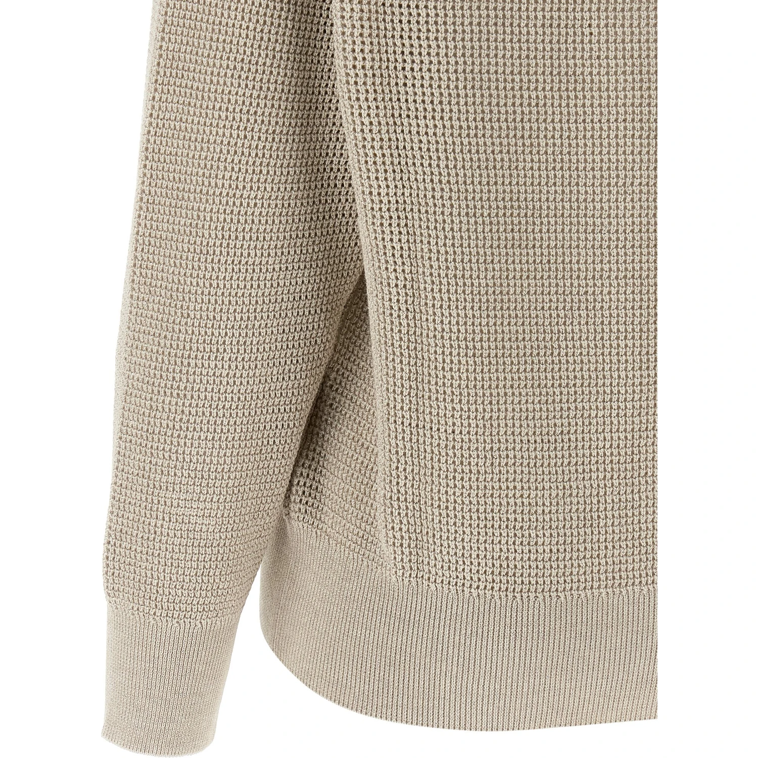 Beige Cotton Cardigan