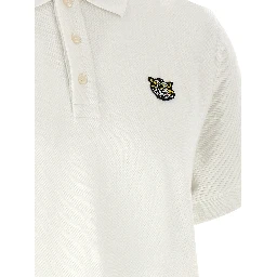 White Cotton Polo Shirt