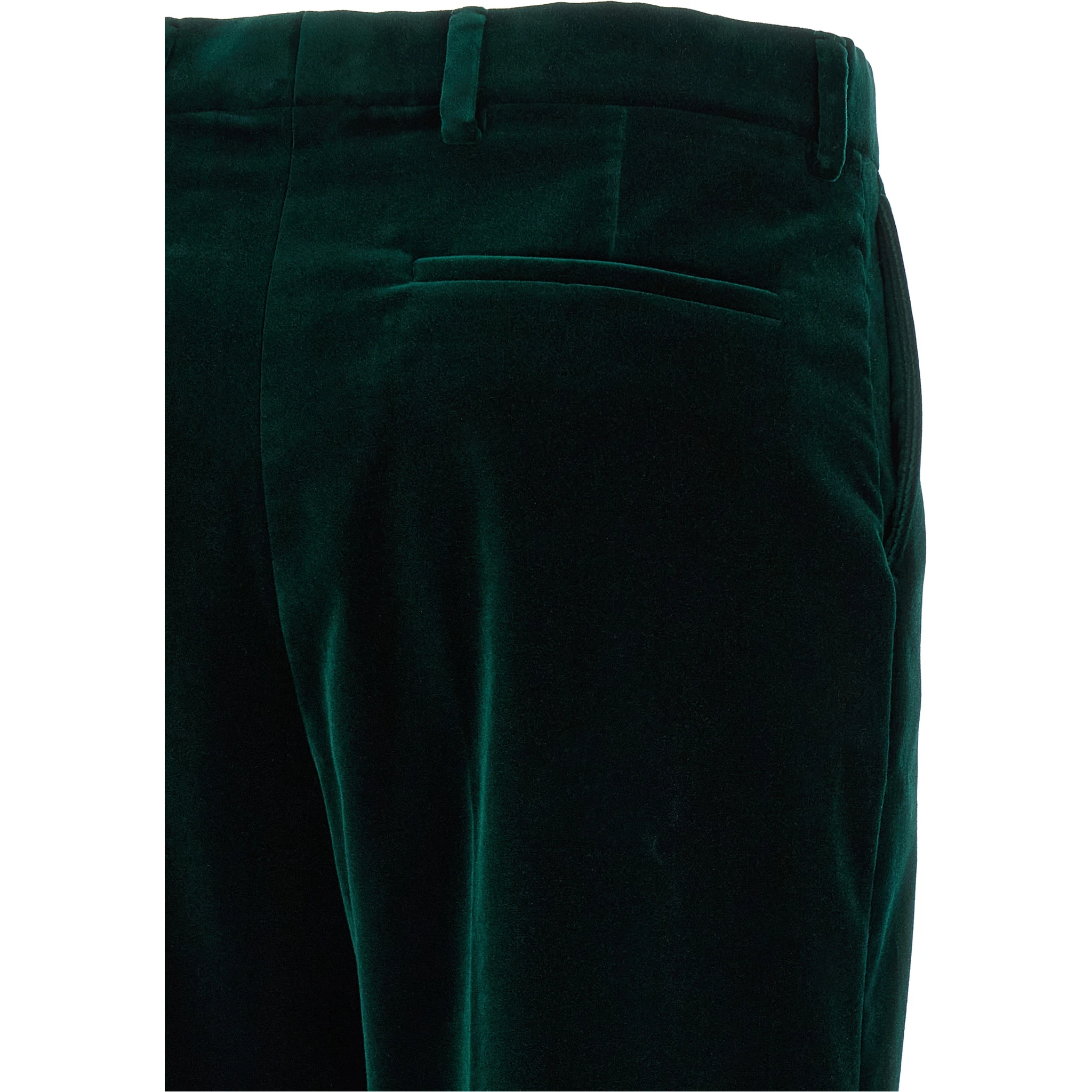 Bicolor Cotton Casual Pants