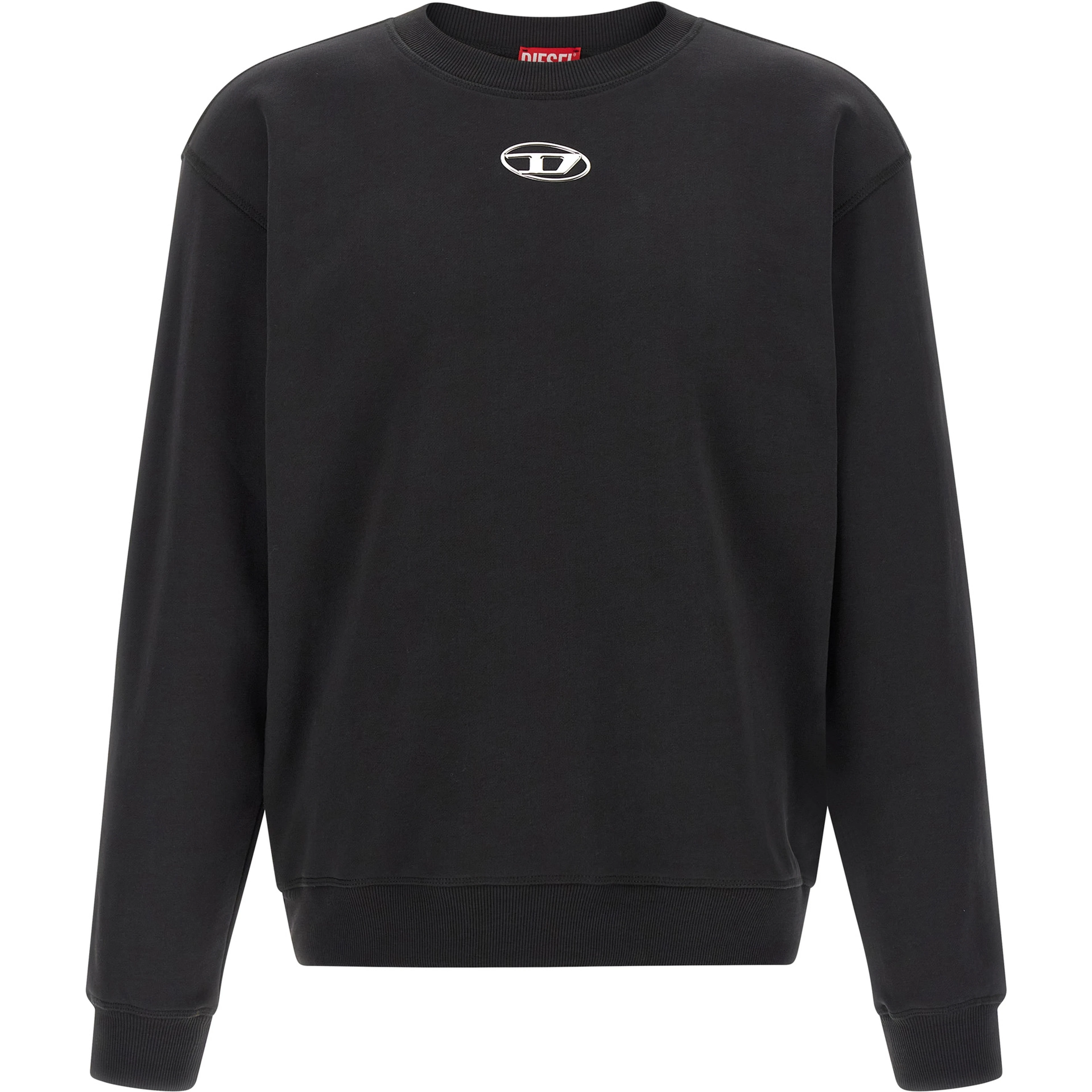 Black Cotton Sweatshirt