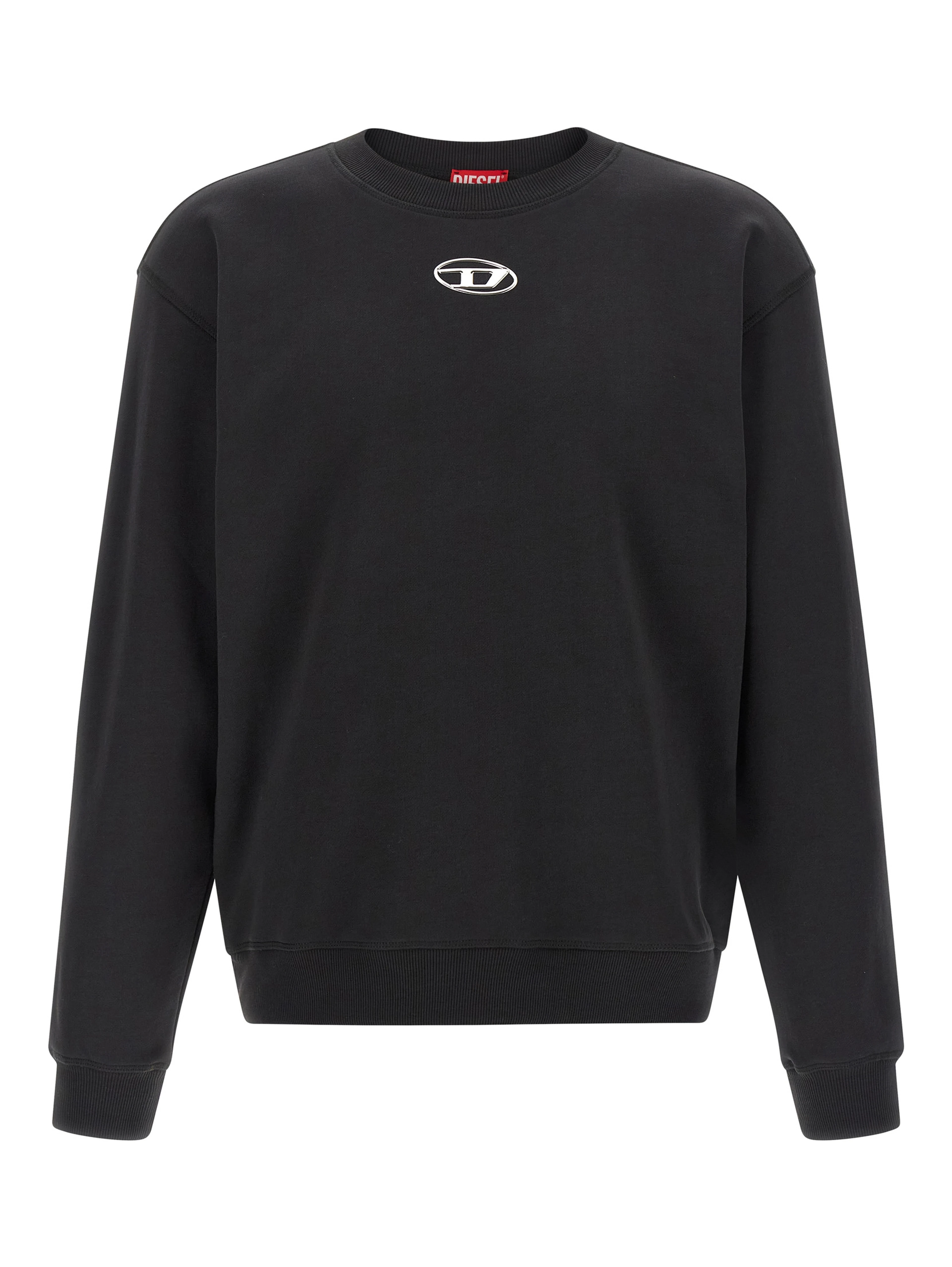 Black Cotton Sweatshirt