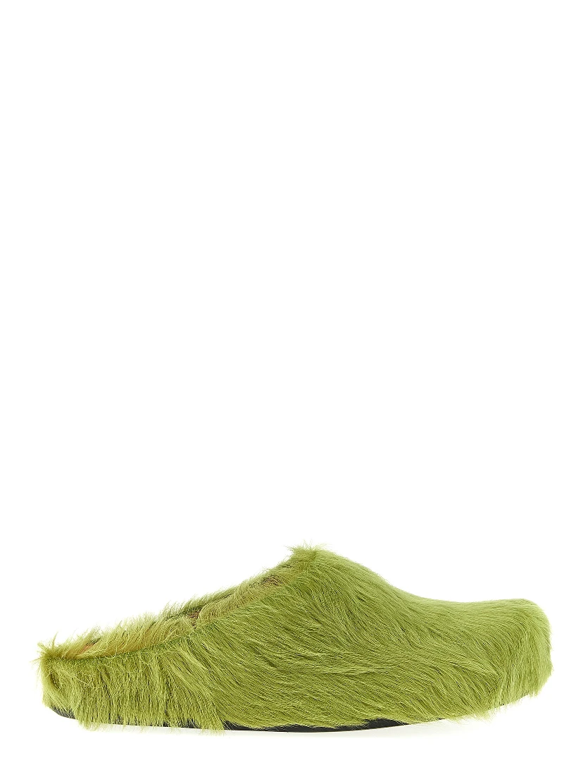 Bicolor Calfskin Clogs