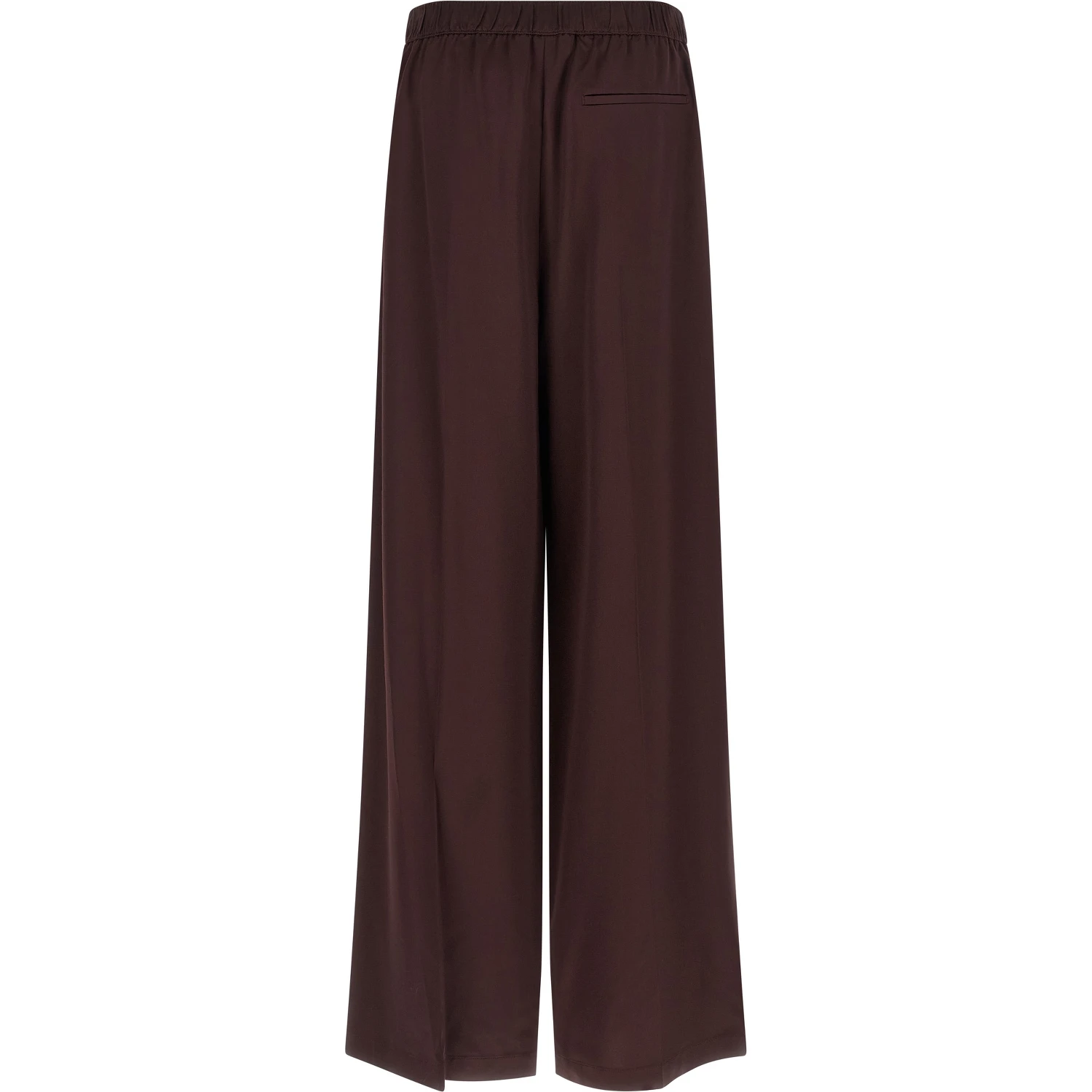 Bordeaux Viscose Casual Pants
