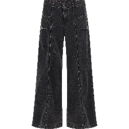 Black Cotton Jeans Denim