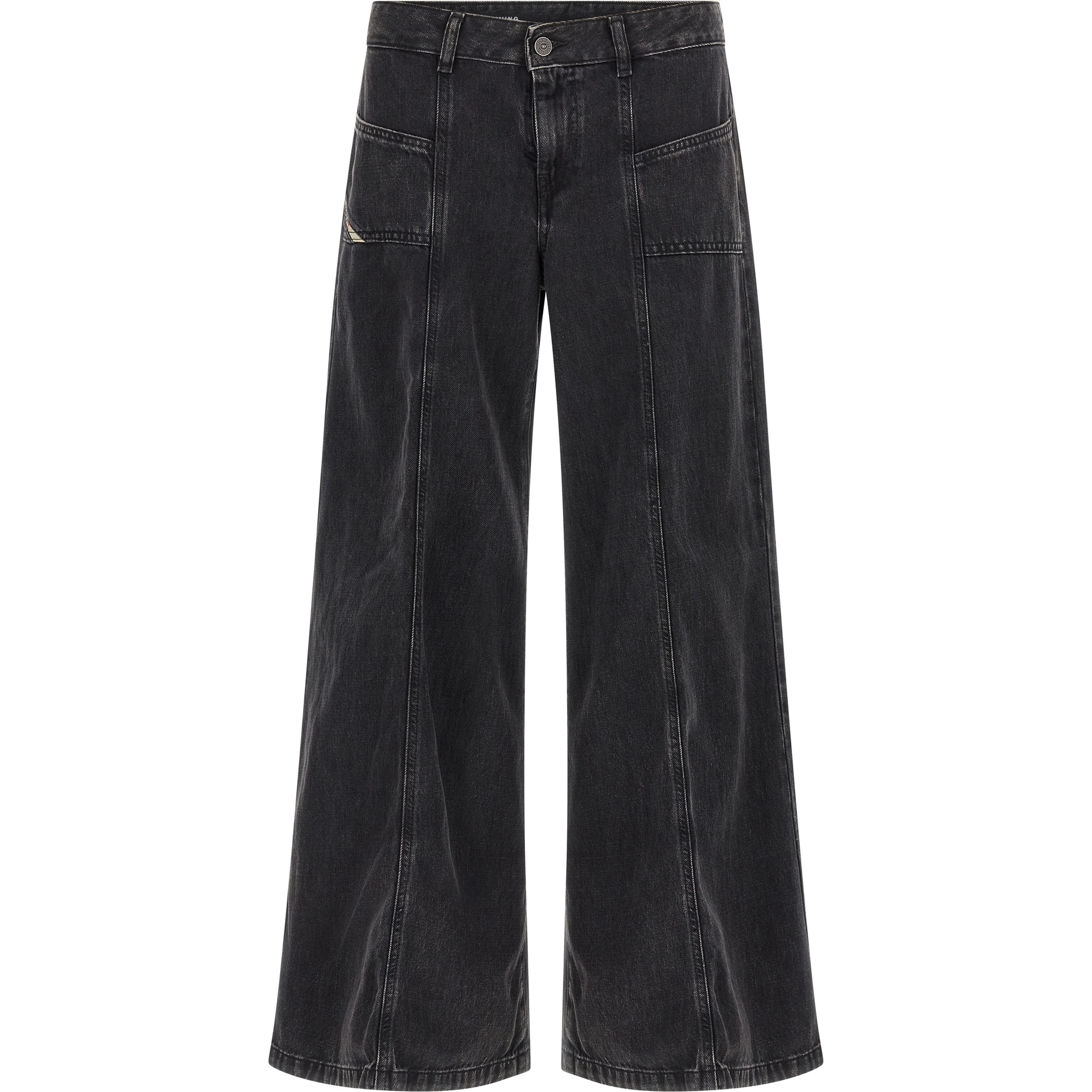 Black Cotton Jeans Denim