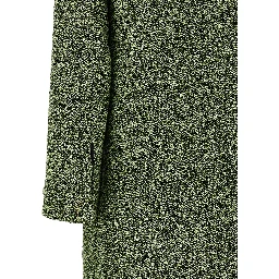 Bicolor Cotton Short Dress