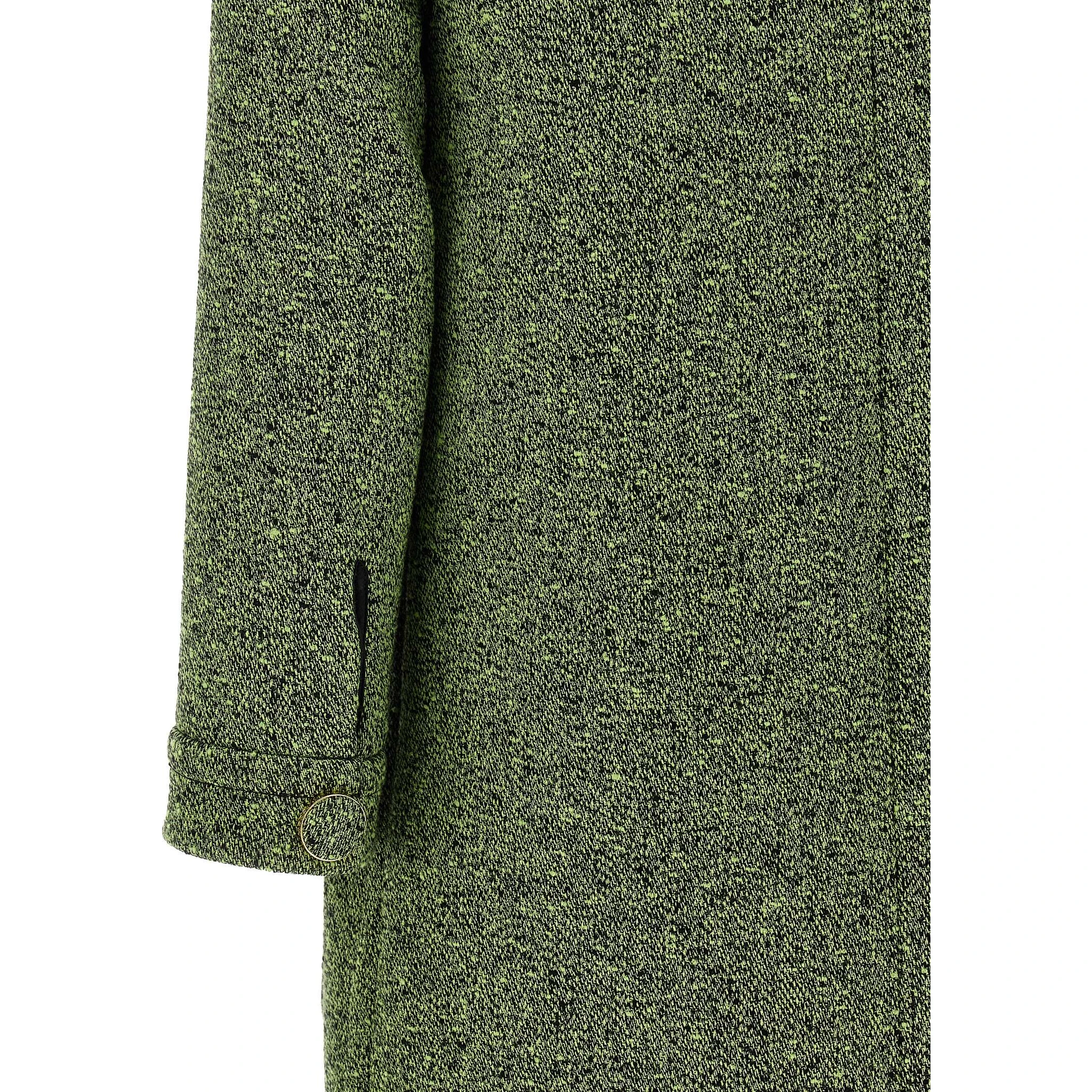 Bicolor Cotton Short Dress