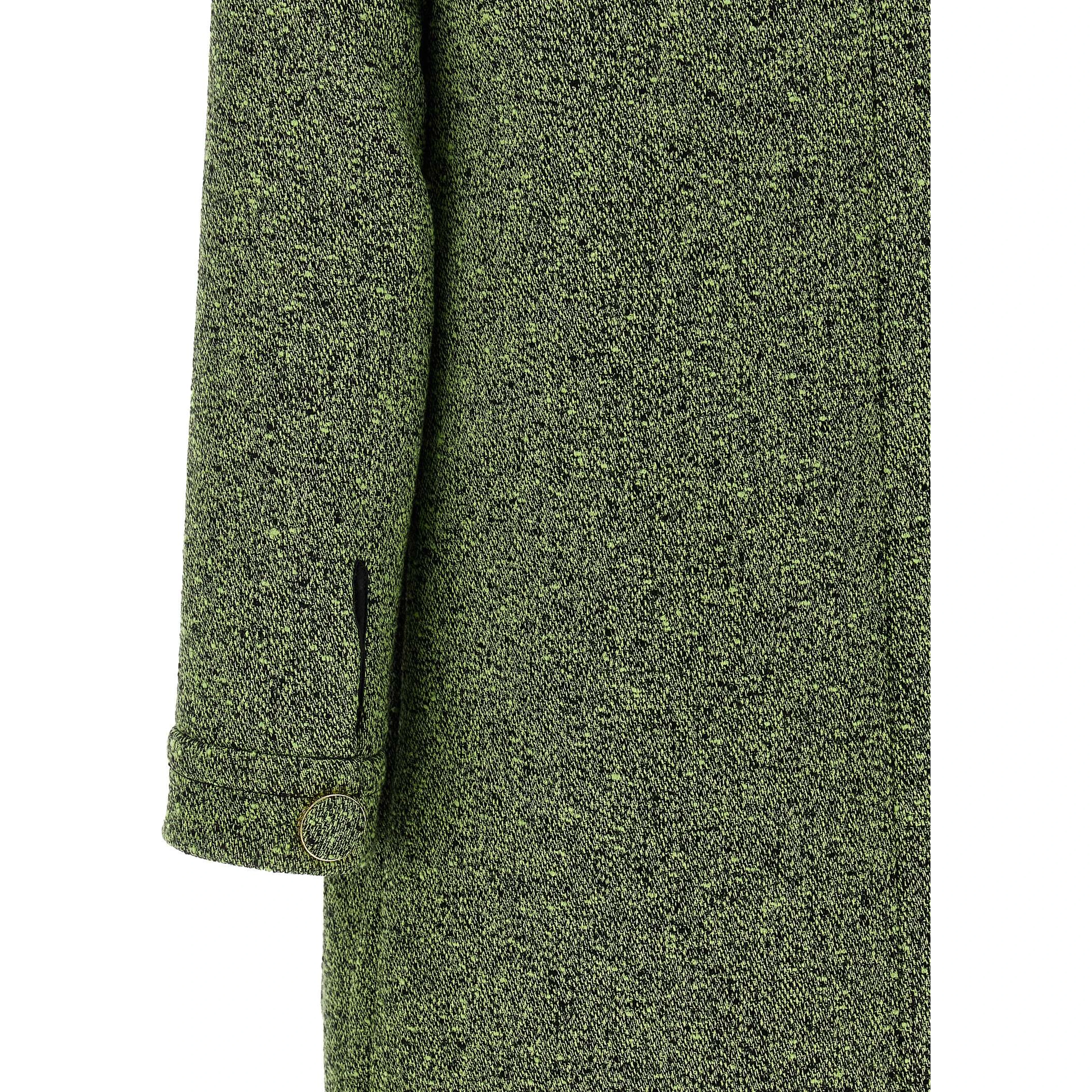 Bicolor Cotton Short Dress