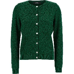 Bicolor Viscose Cardigan