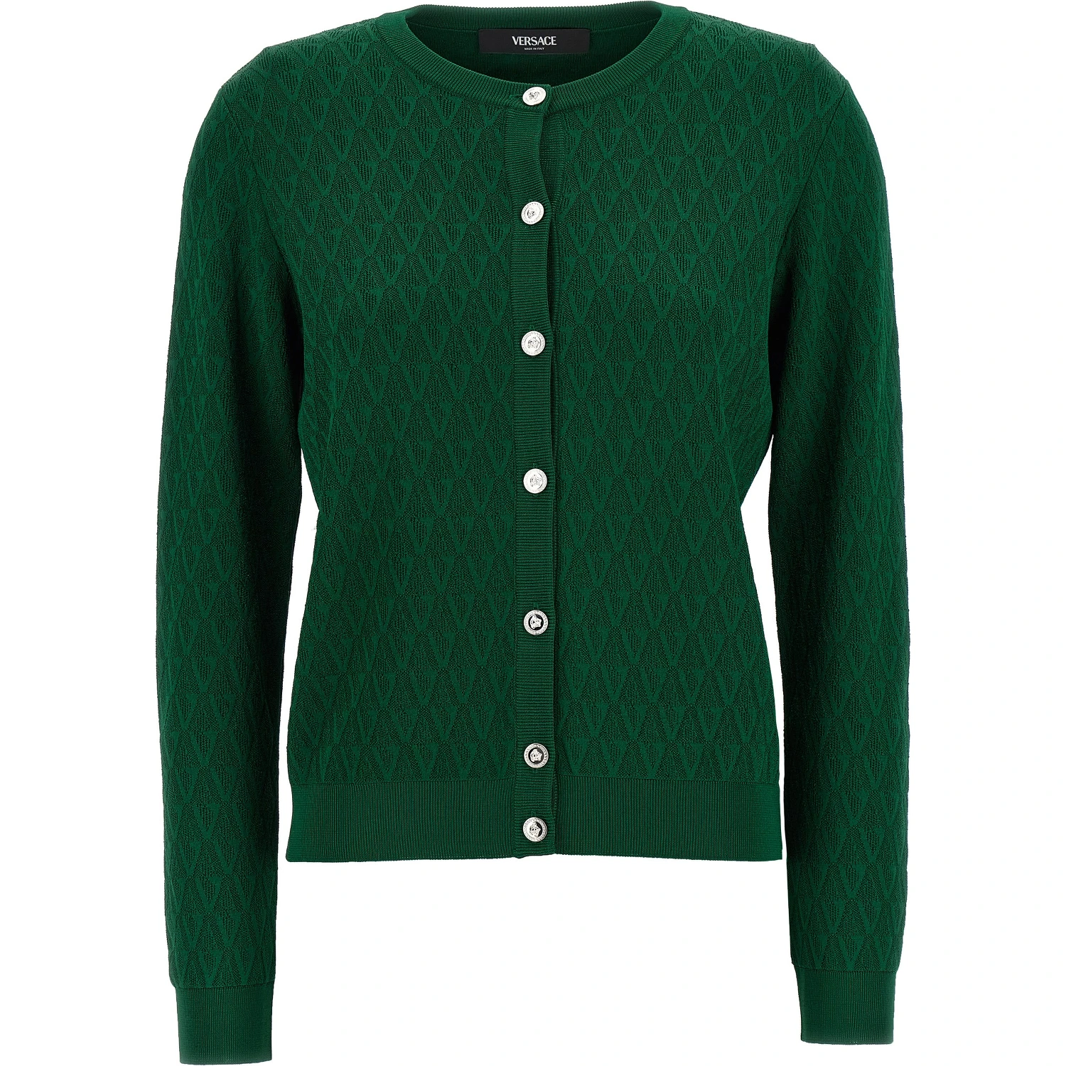 Bicolor Viscose Cardigan