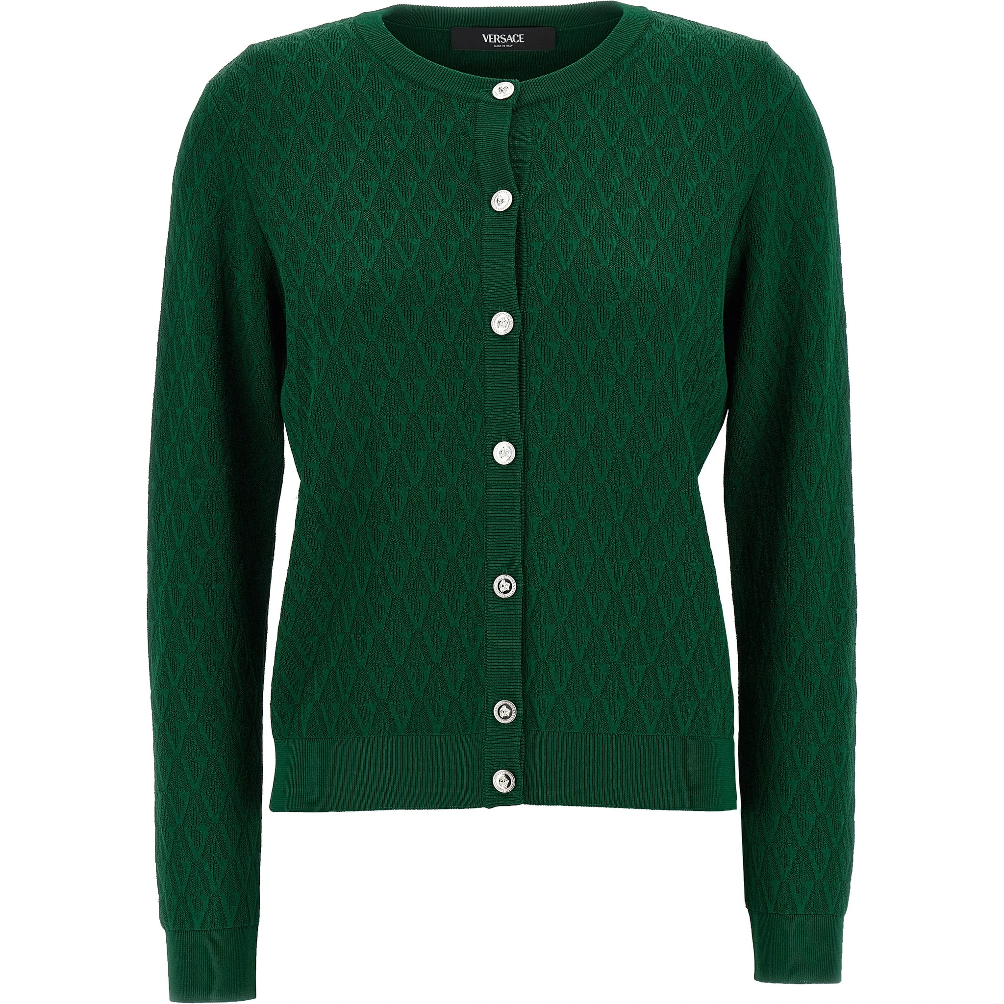 Bicolor Viscose Cardigan