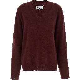 Bordeaux Virgin Wool Cardigan