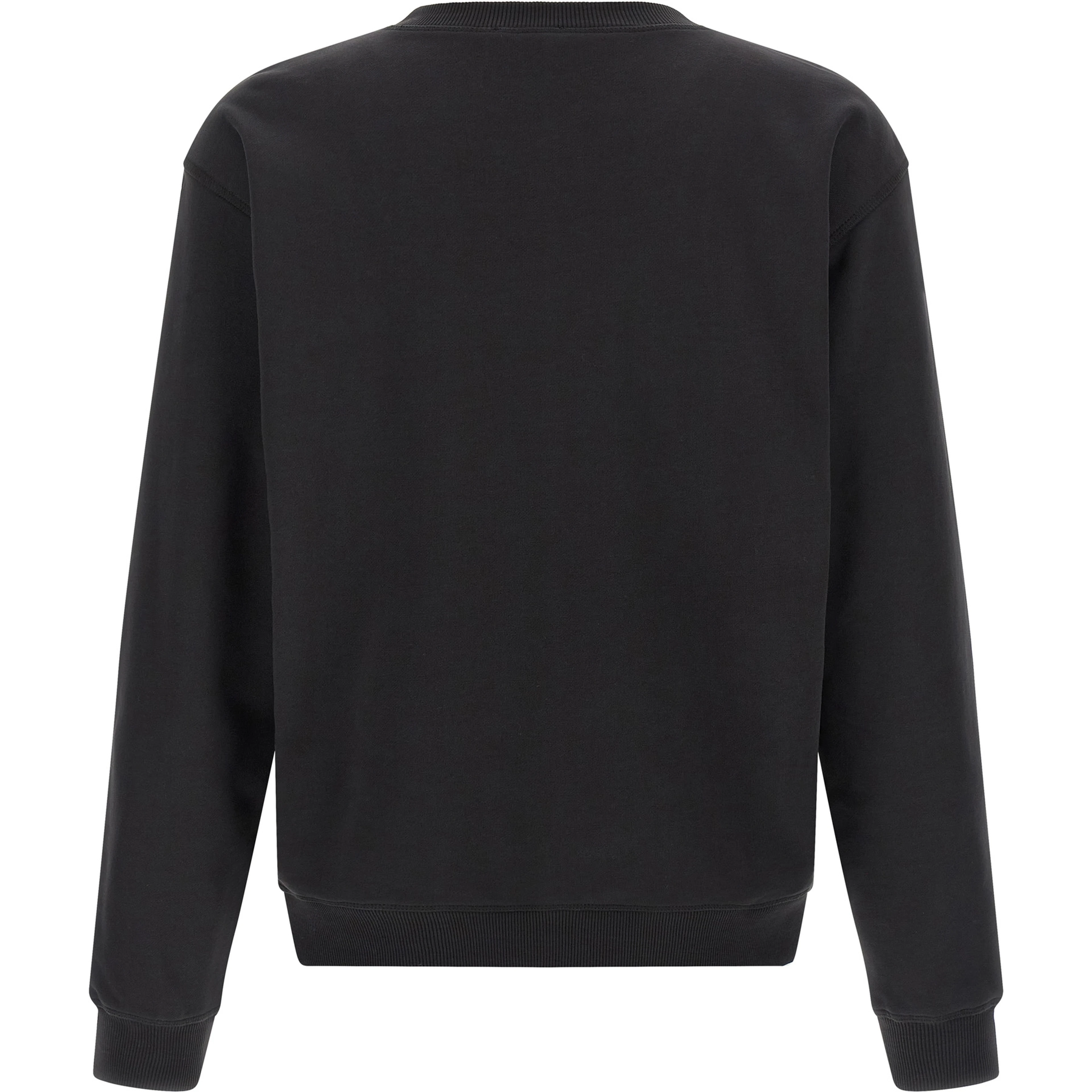 Black Cotton Sweatshirt